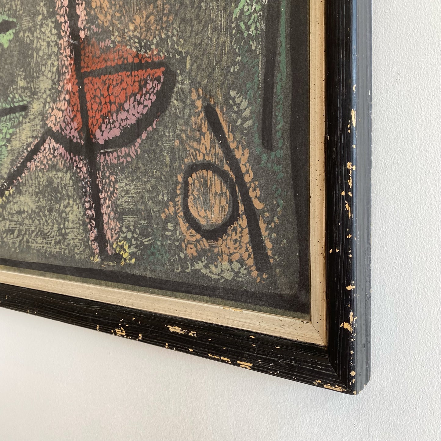 Vintage “Dancing Girl” Framed Art Print by Paul Klee