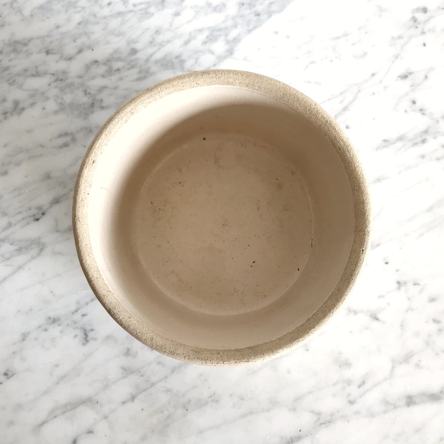 Vintage Sandy Stoneware Crock Planter