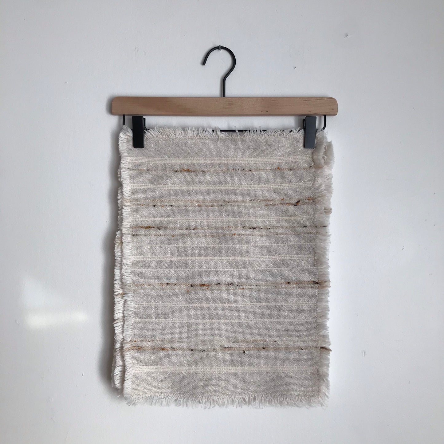 Set of 6 Vintage Woven Placemats, Natural