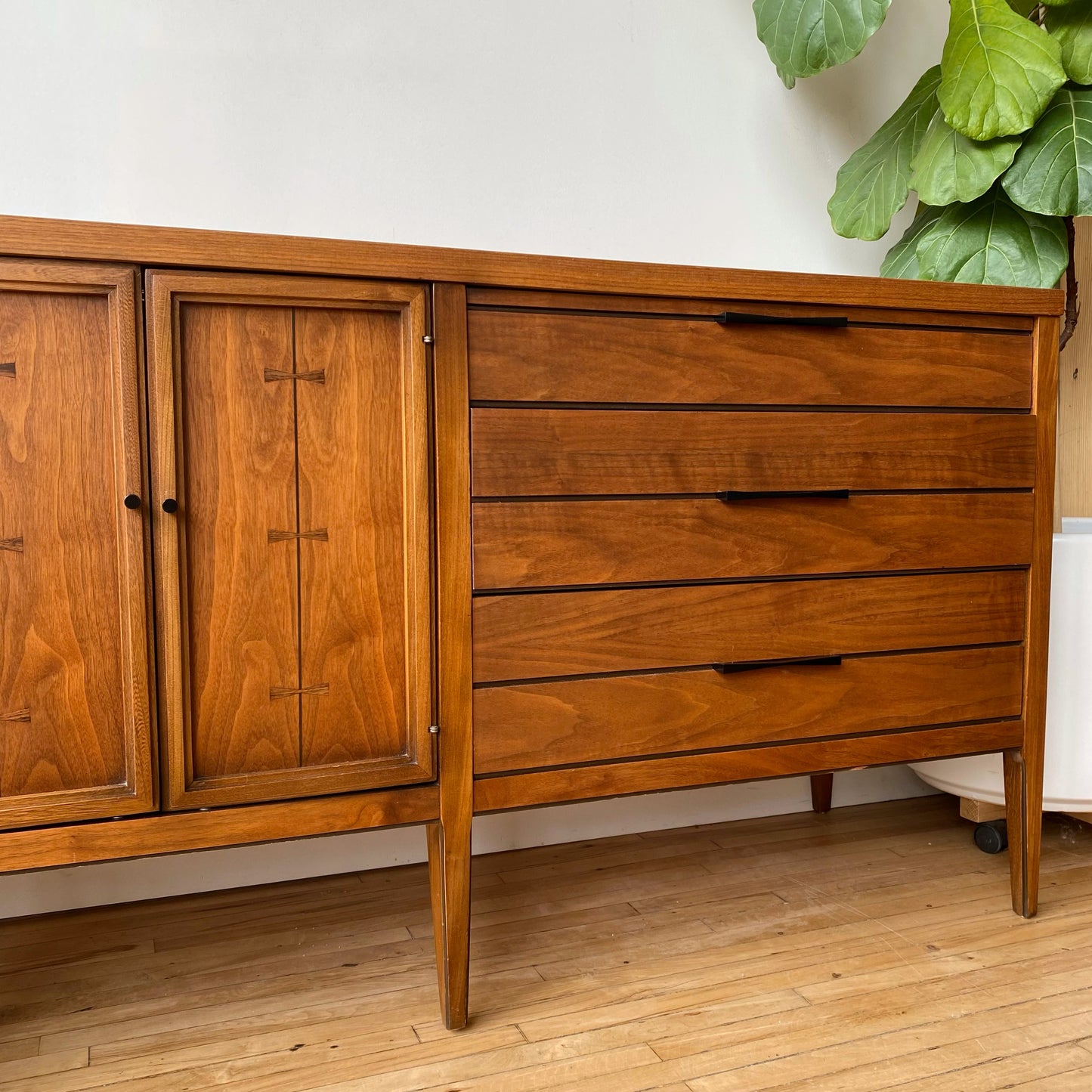 Vintage Lane “Tuxedo” Lowboy Credenza