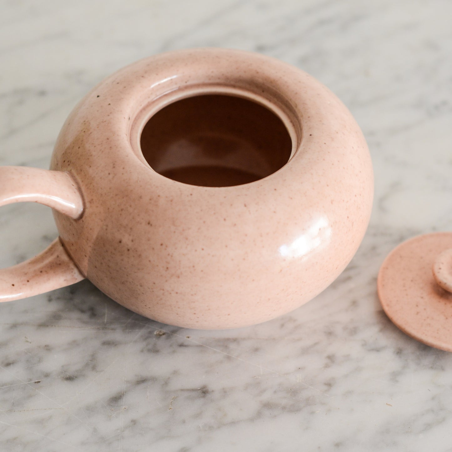 Vintage Pink Sugar Bowl by Russel Wright