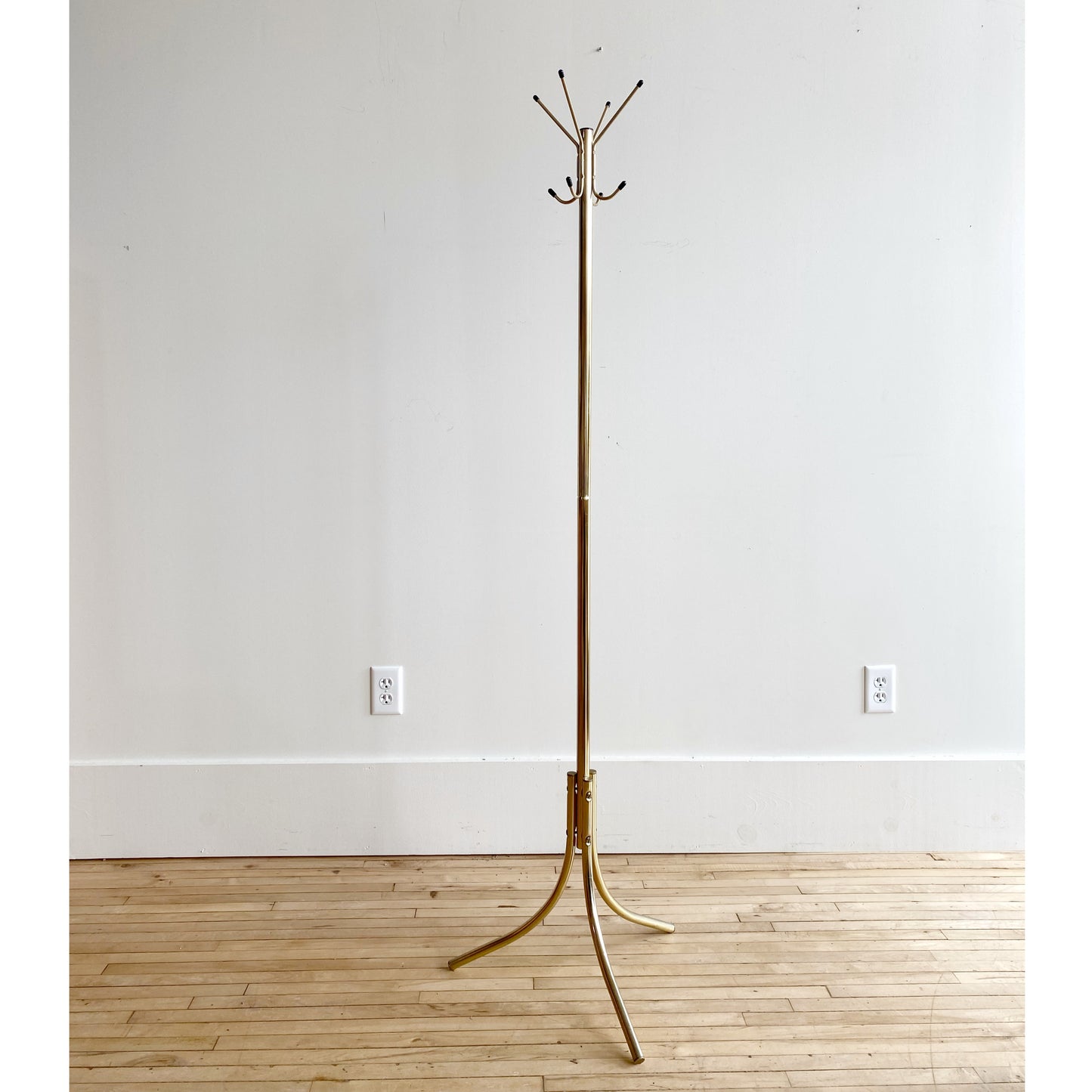 Vintage Brass Coat Rack