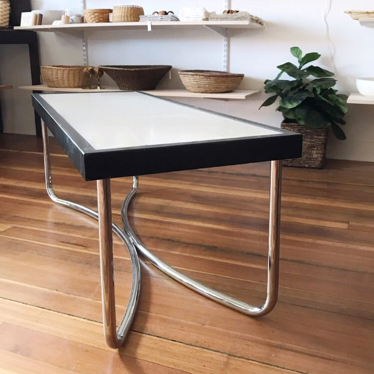 Vintage Postmodern Fiberglass Coffee Table