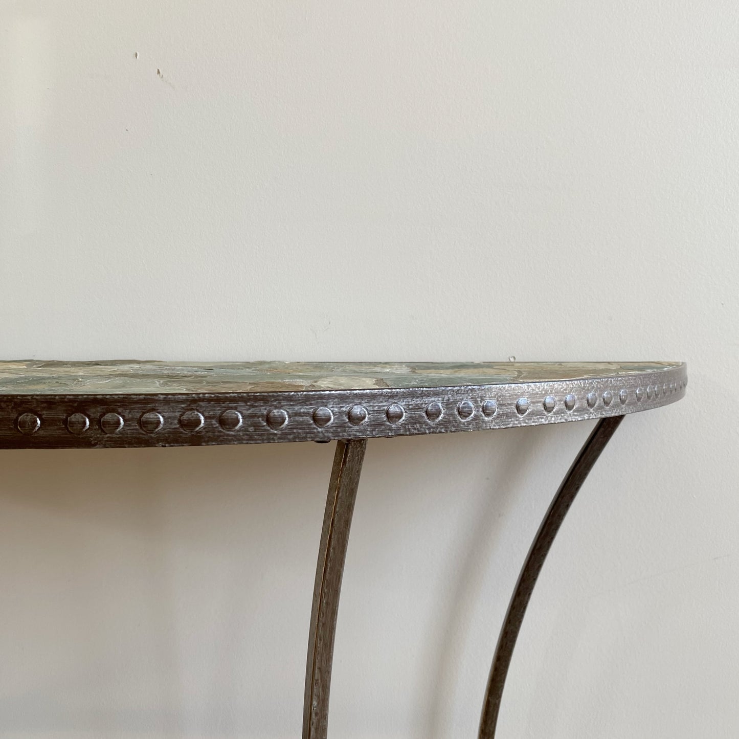 Found Iron + Stone Console Table, Choose