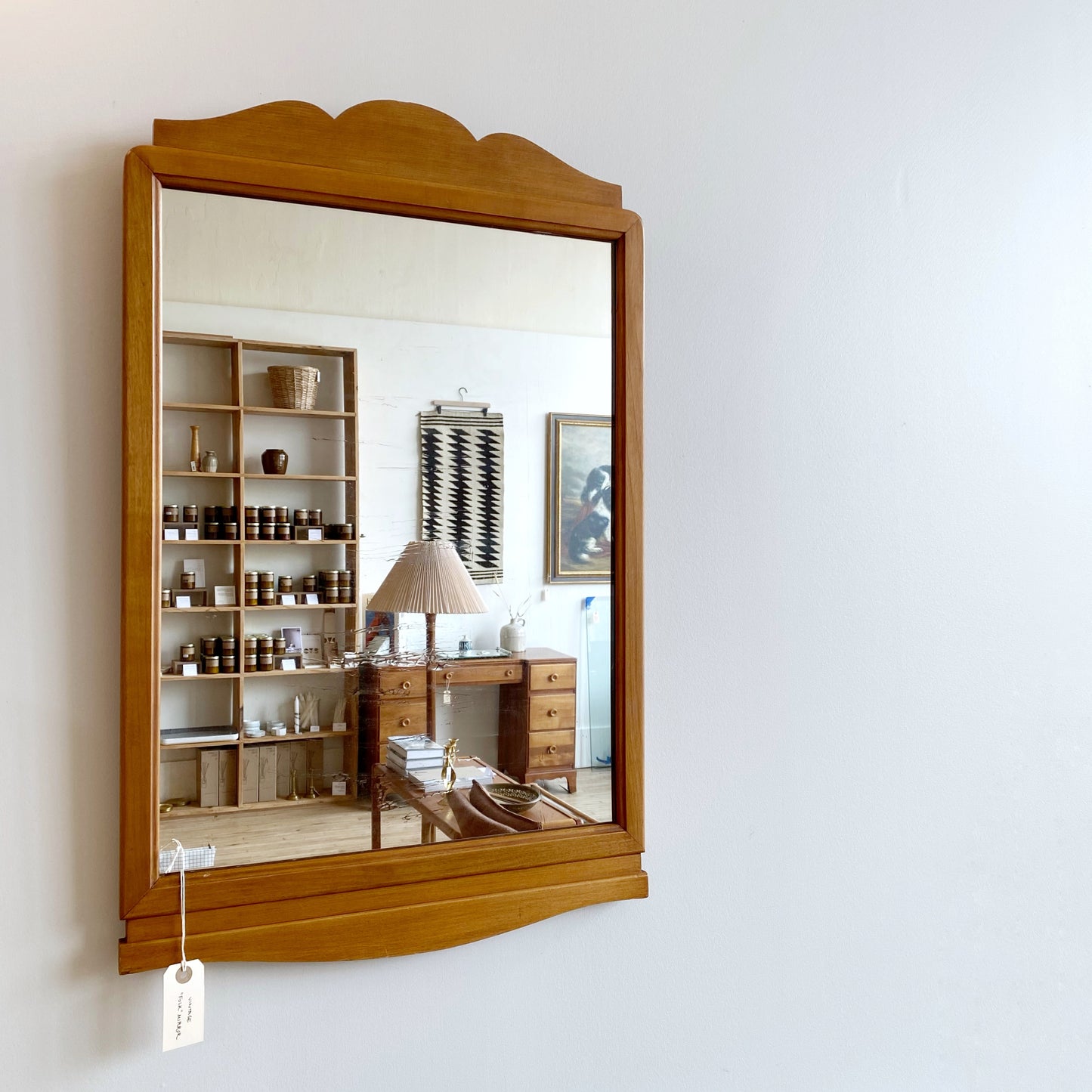 Vintage “Folk” Mirror (31.25” x 19.75”)
