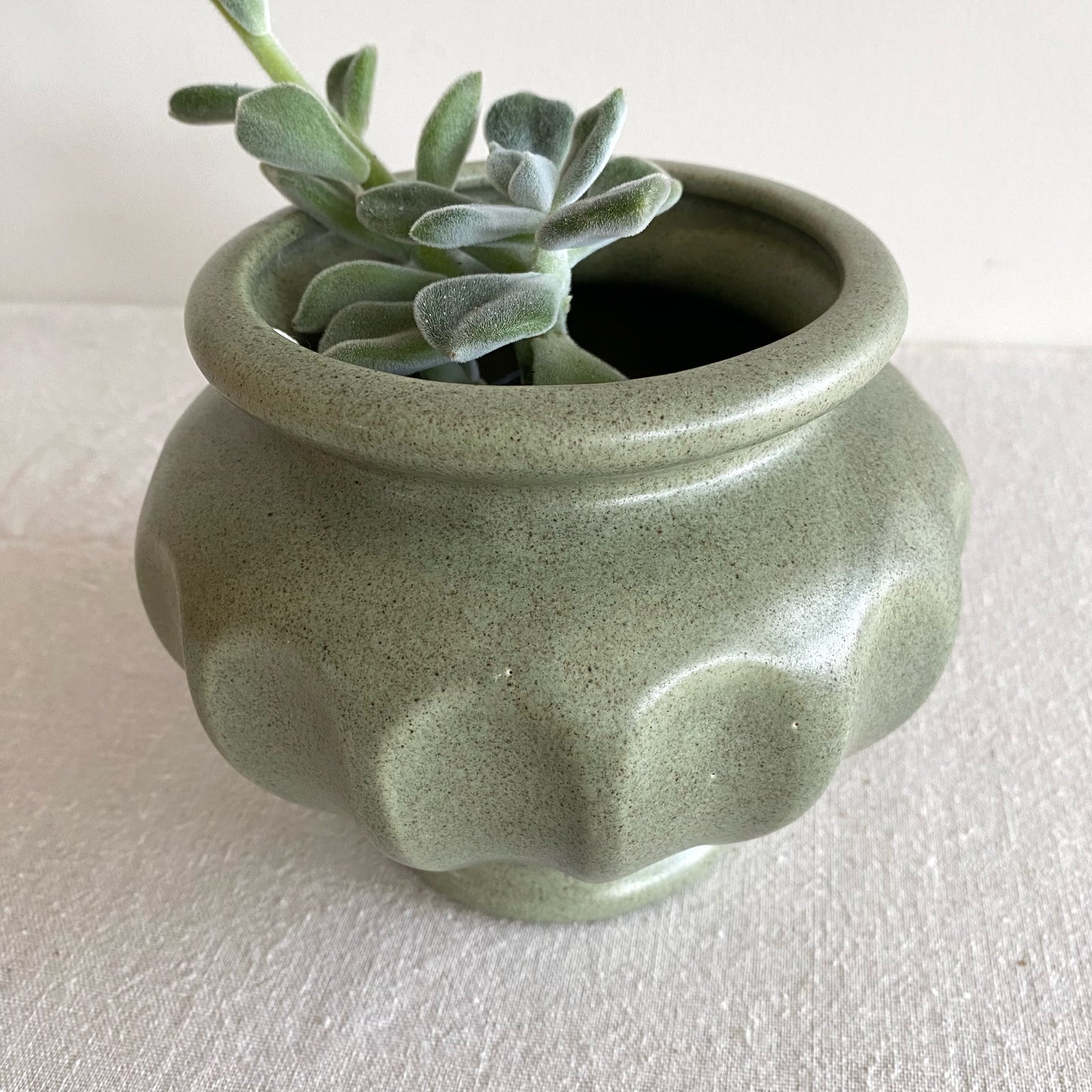 Vintage Ceramic Planter by Haeger, Green
