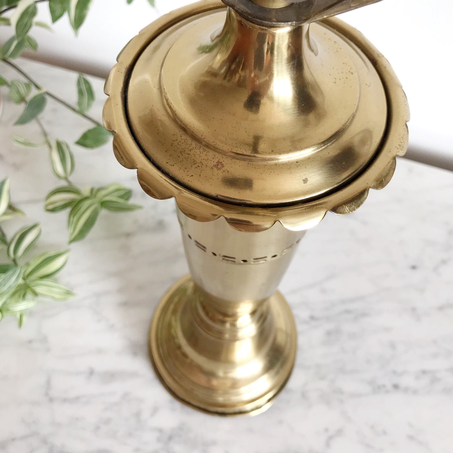 Vintage Decorative Brass Table Lamp Base