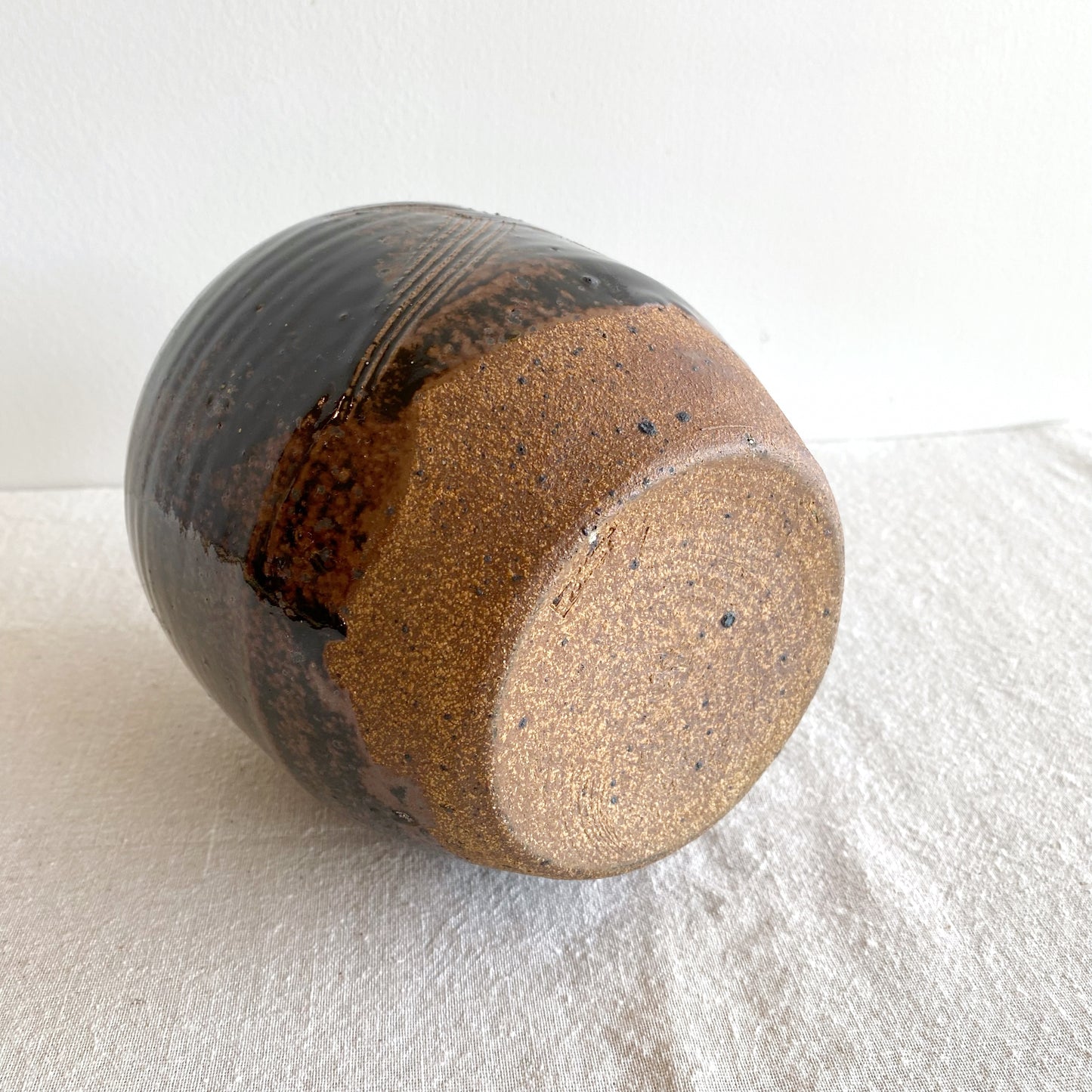 Vintage Studio Pottery Vase, 8.25”