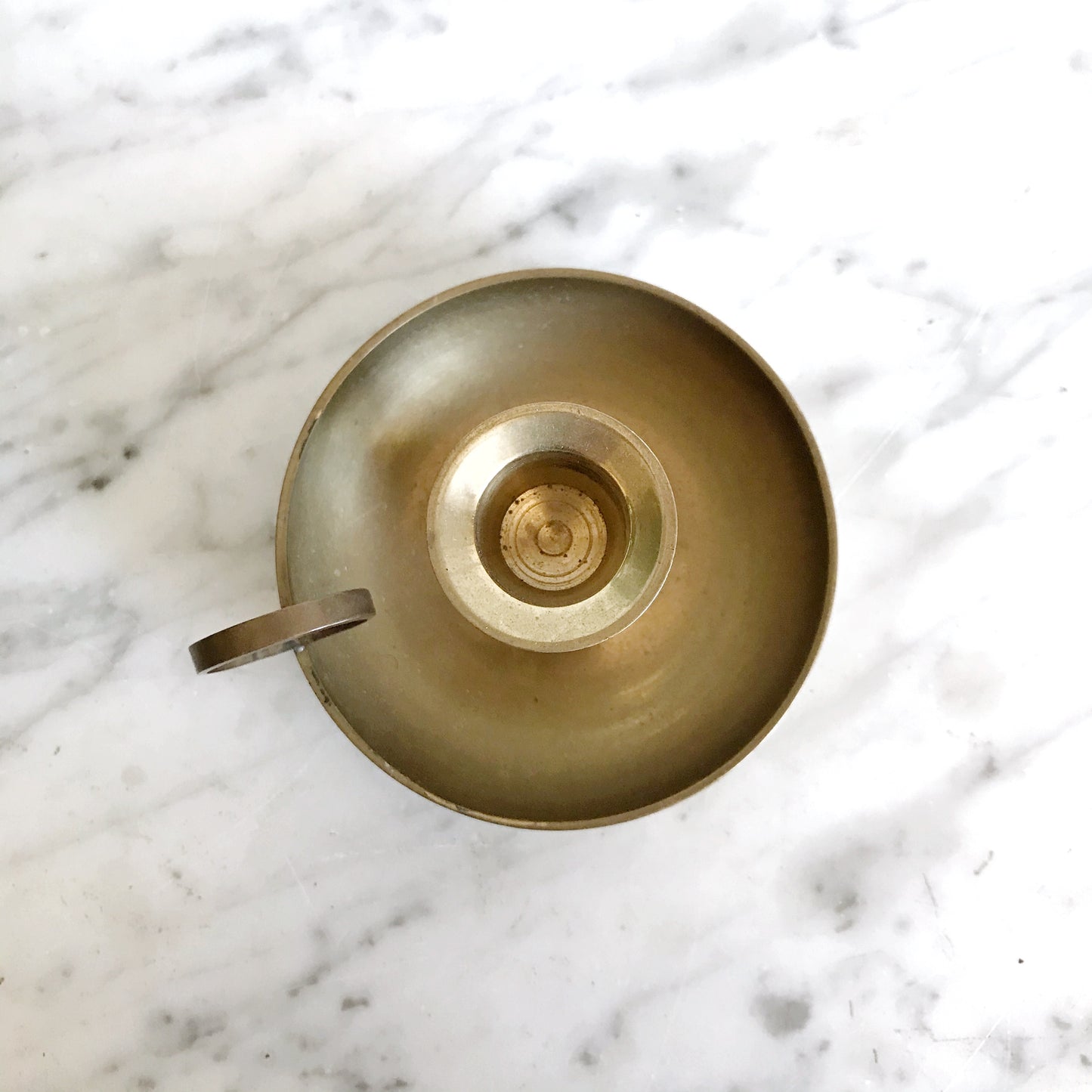 Vintage Brass Candle Holder