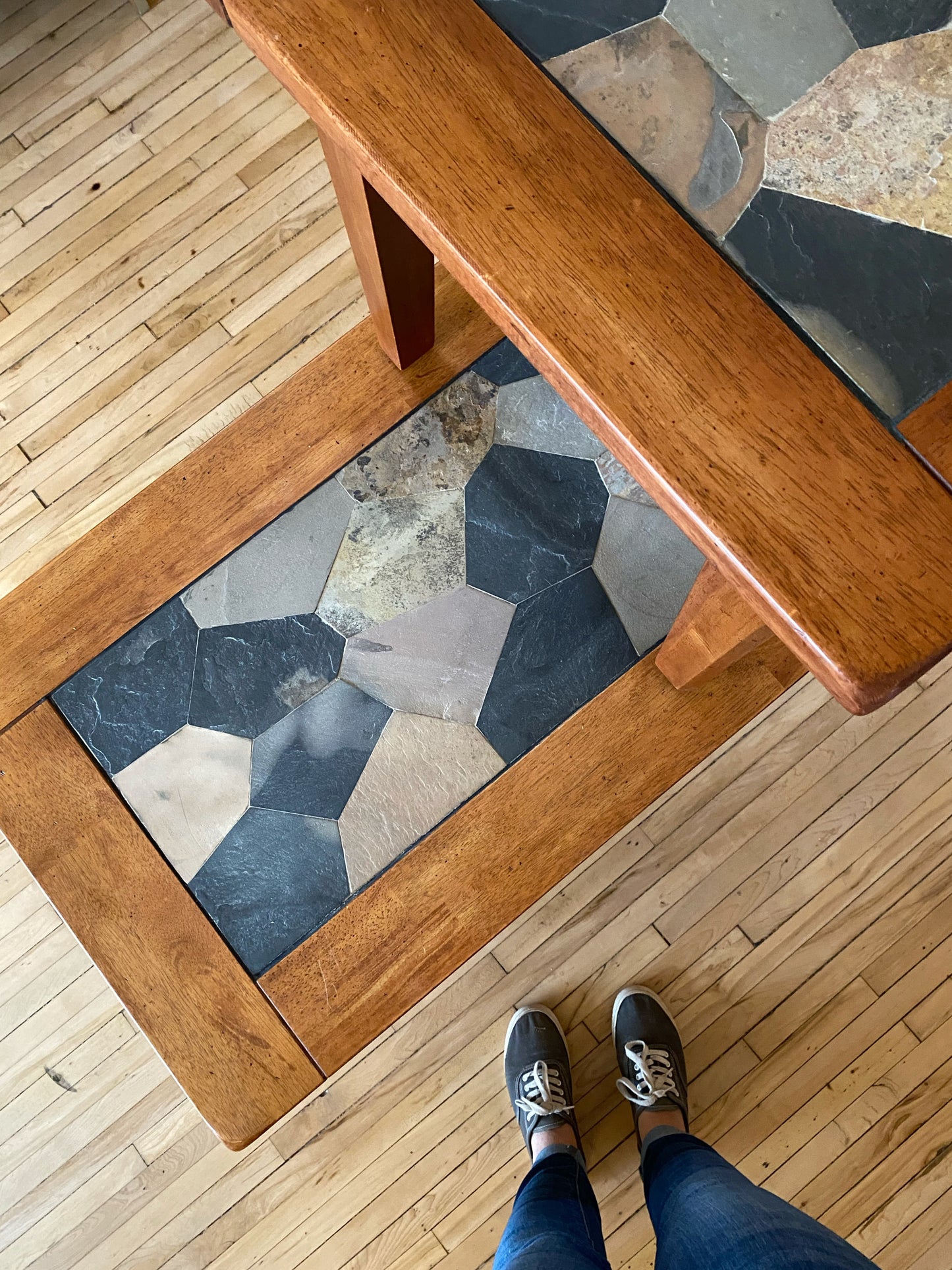 1990’s Vintage Stone Tile Table