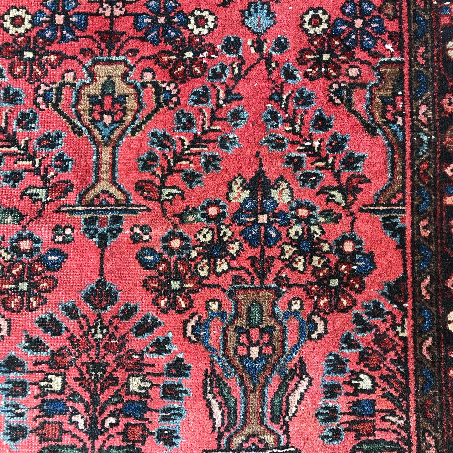 “LAURA” Vintage Hand-Knotted Rug (2.7 x 4)