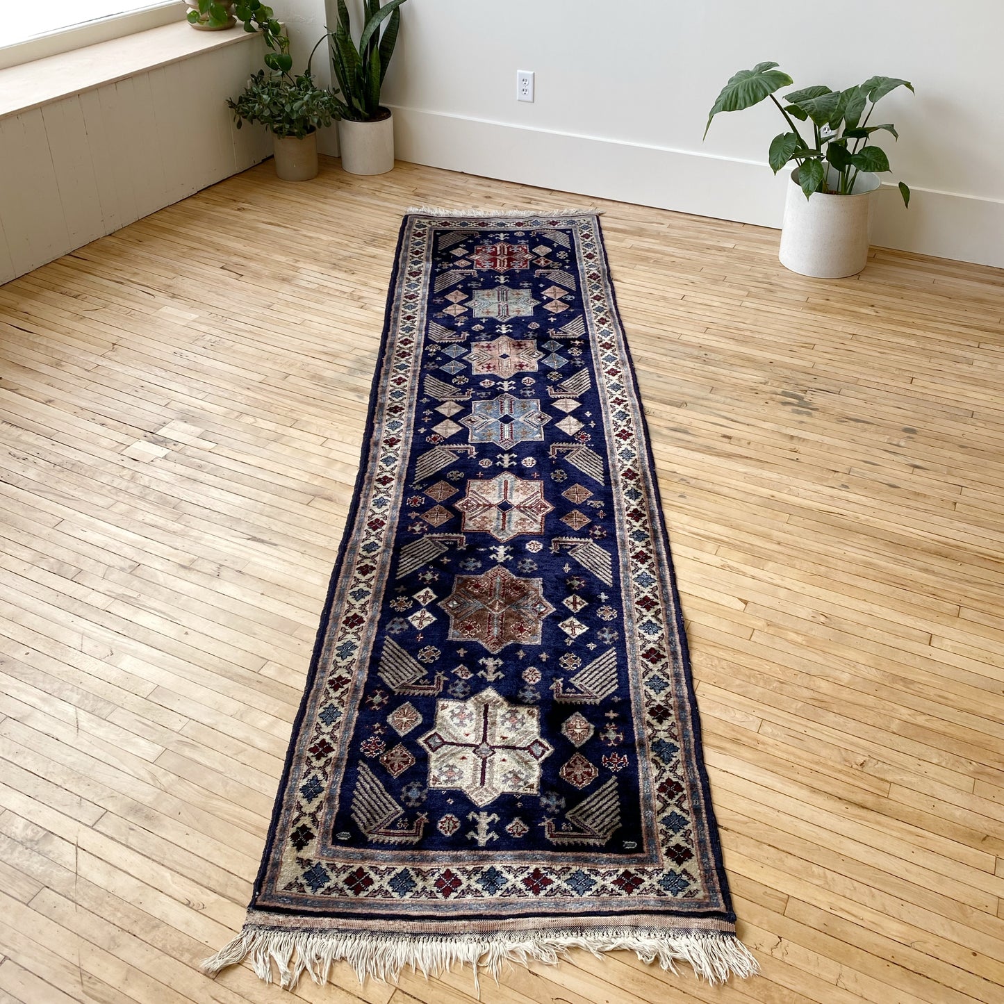 "EMMA" Antique Runner Rug (9’10” x 2’7”)