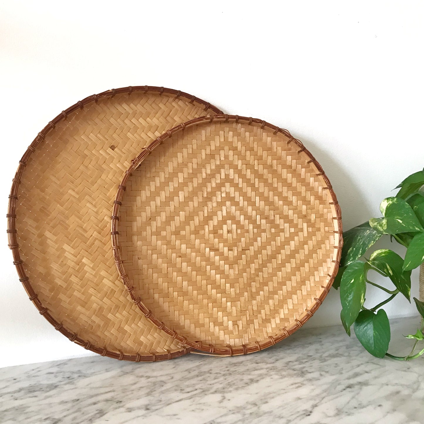 Pair of Vintage Nesting Trays