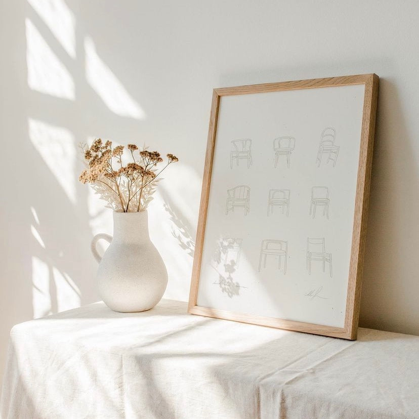 "Danish Chair Museum" Art Print (11 x 14)