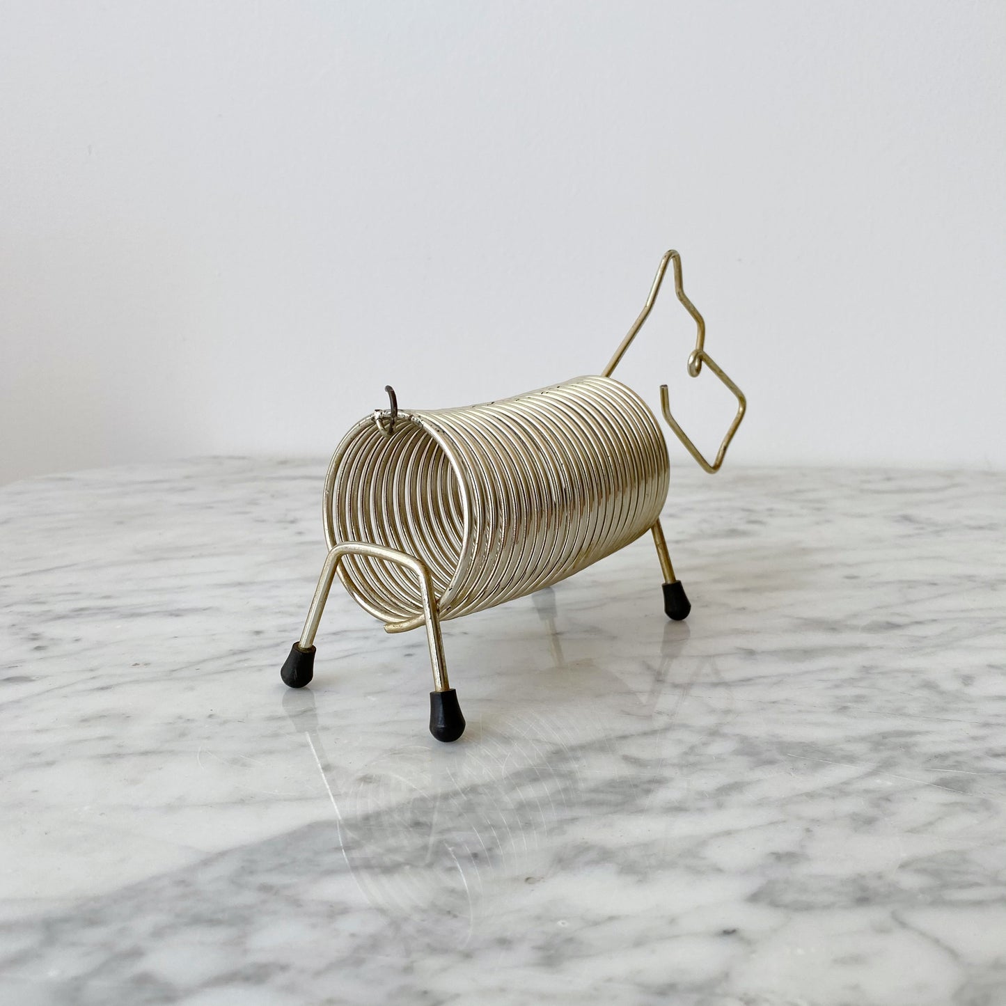 Vintage Mid-Century Spiral Dog Letter Sorter