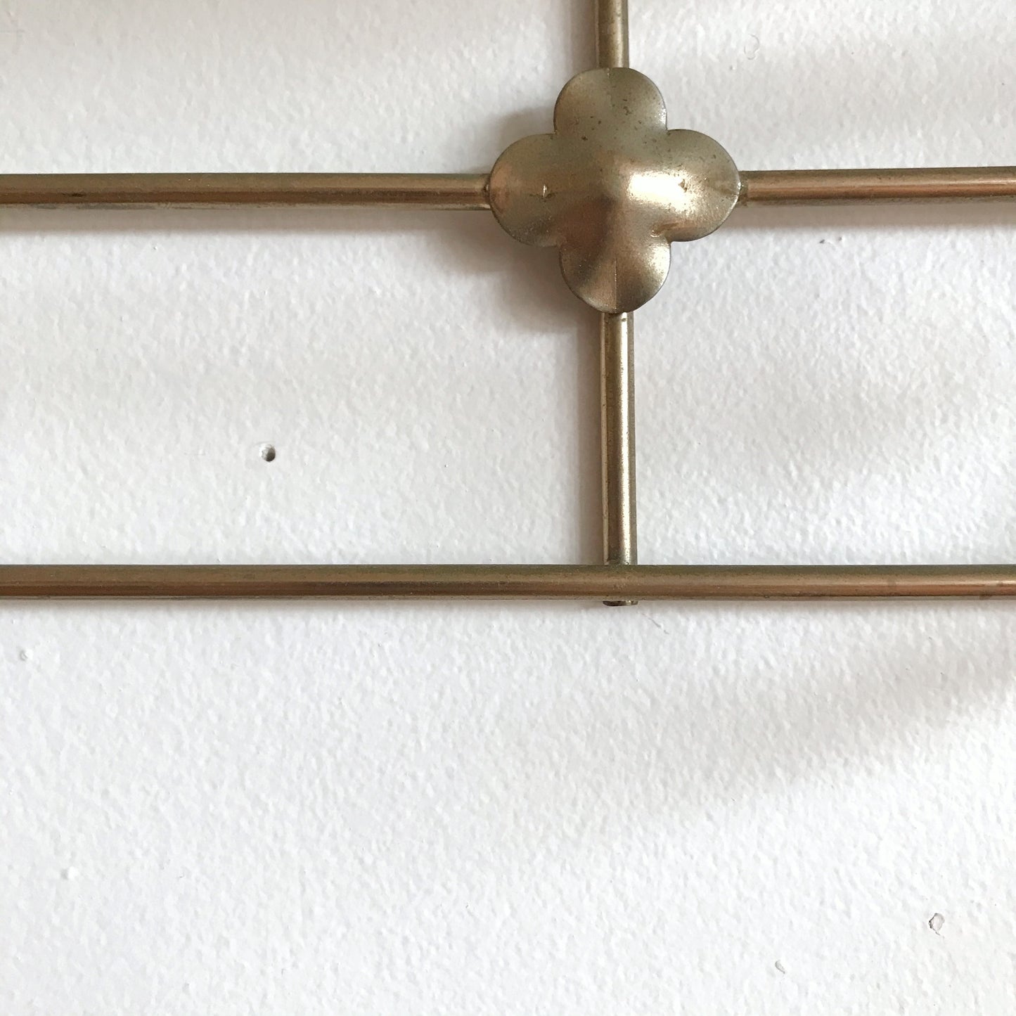 Vintage Gold and Glass Shelf