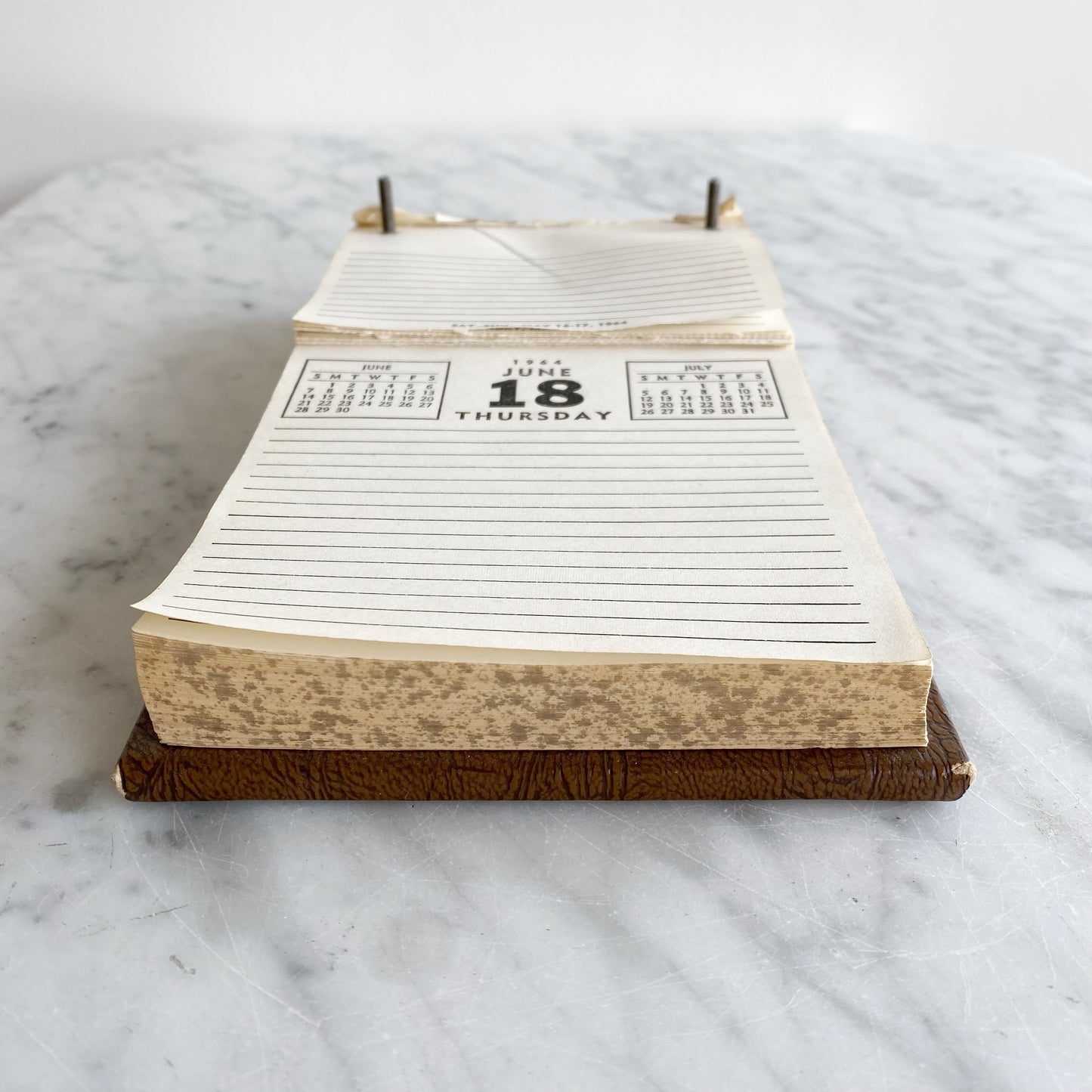 1960’s Desk Calendar/ Note Paper