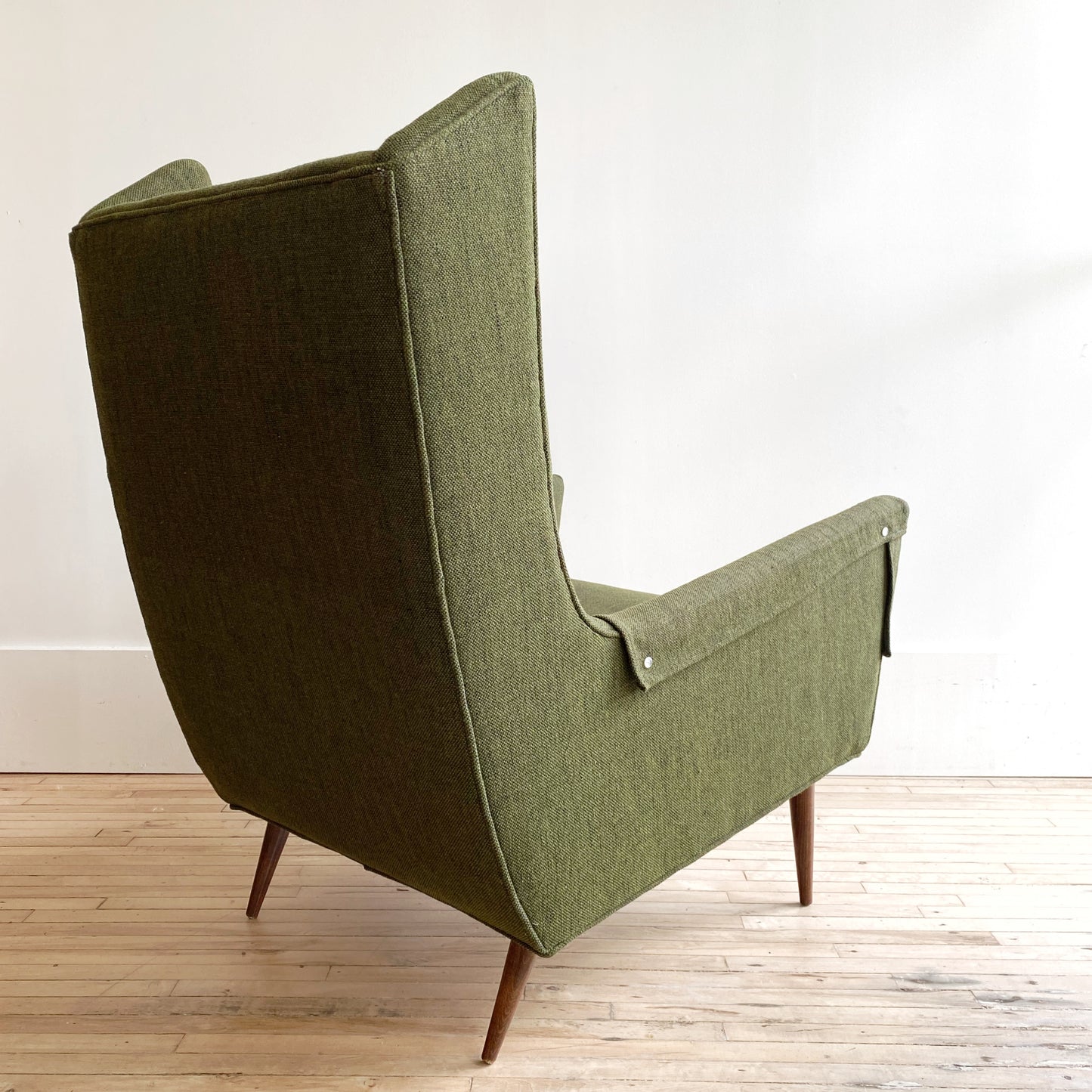 Vintage MCM Selig Wingback Arm Chair
