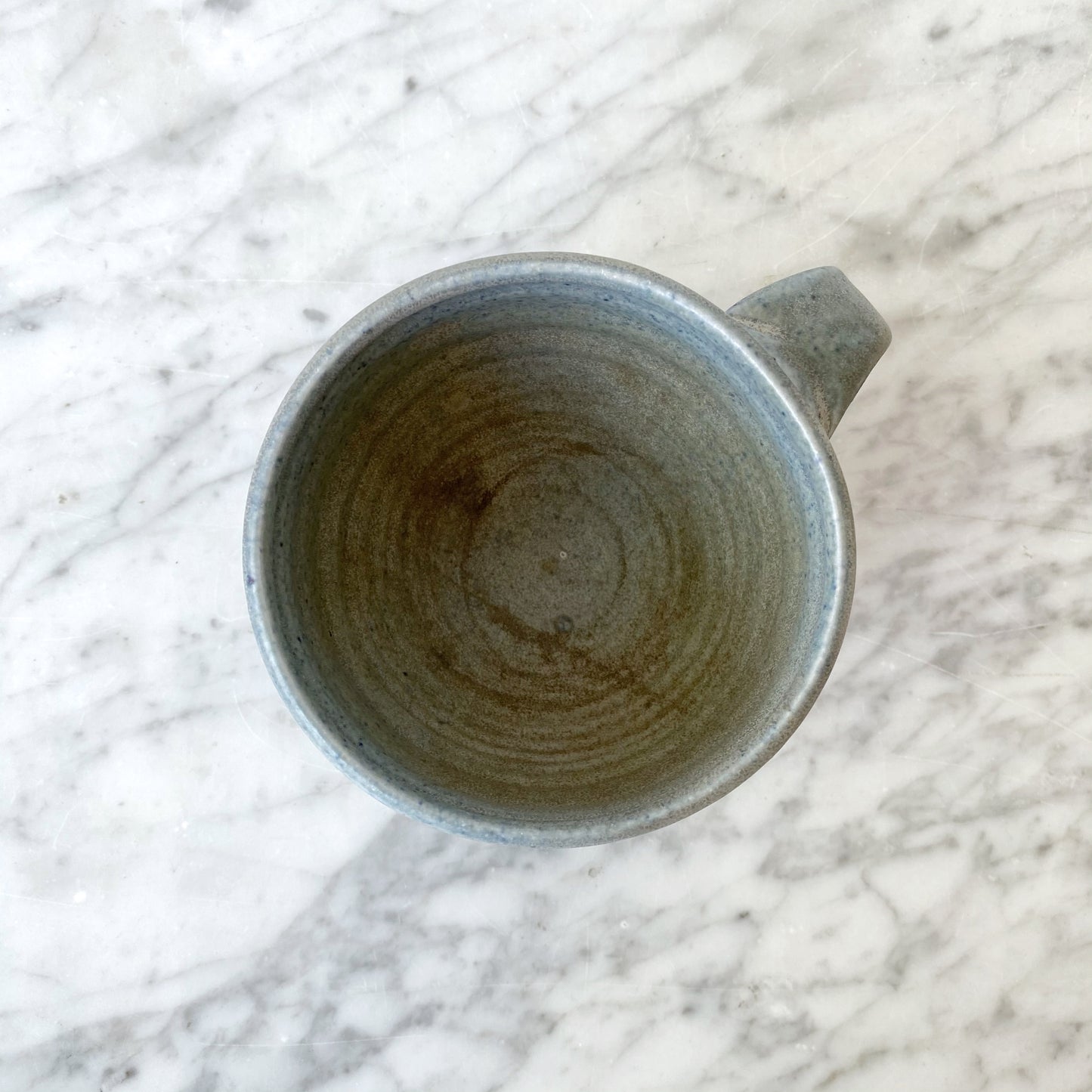 Handcrafted Footed Pottery Mug