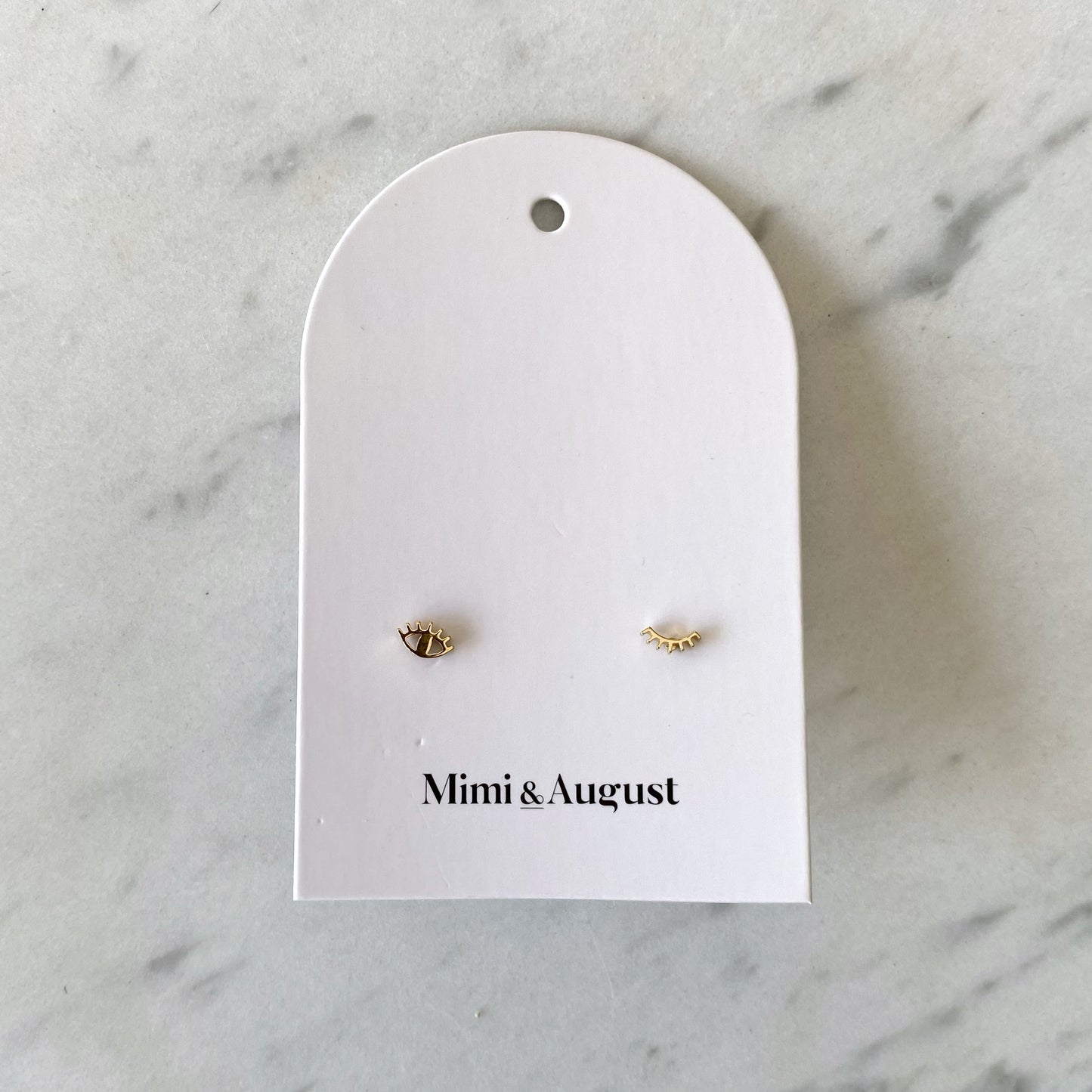 Gold-plated Earrings: WINK