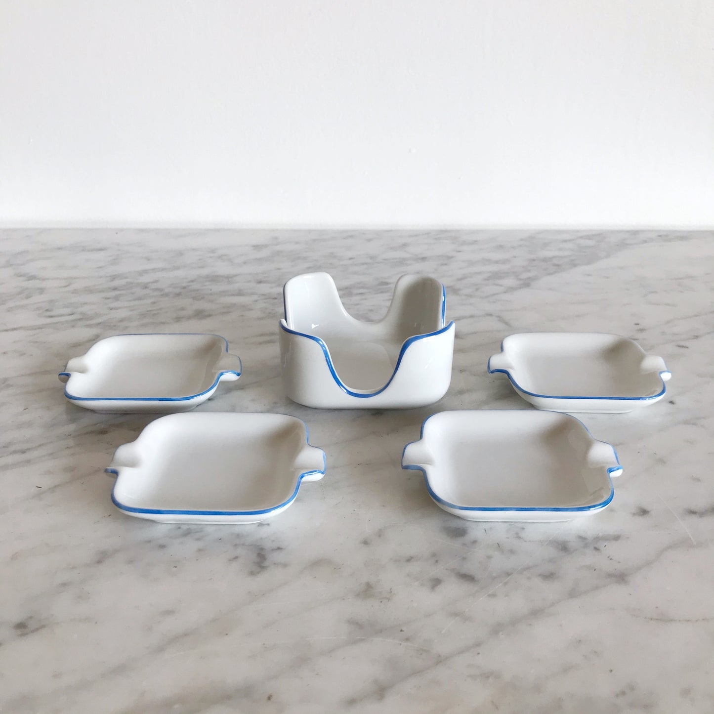 Set of Vintage Porcelain Ashtrays