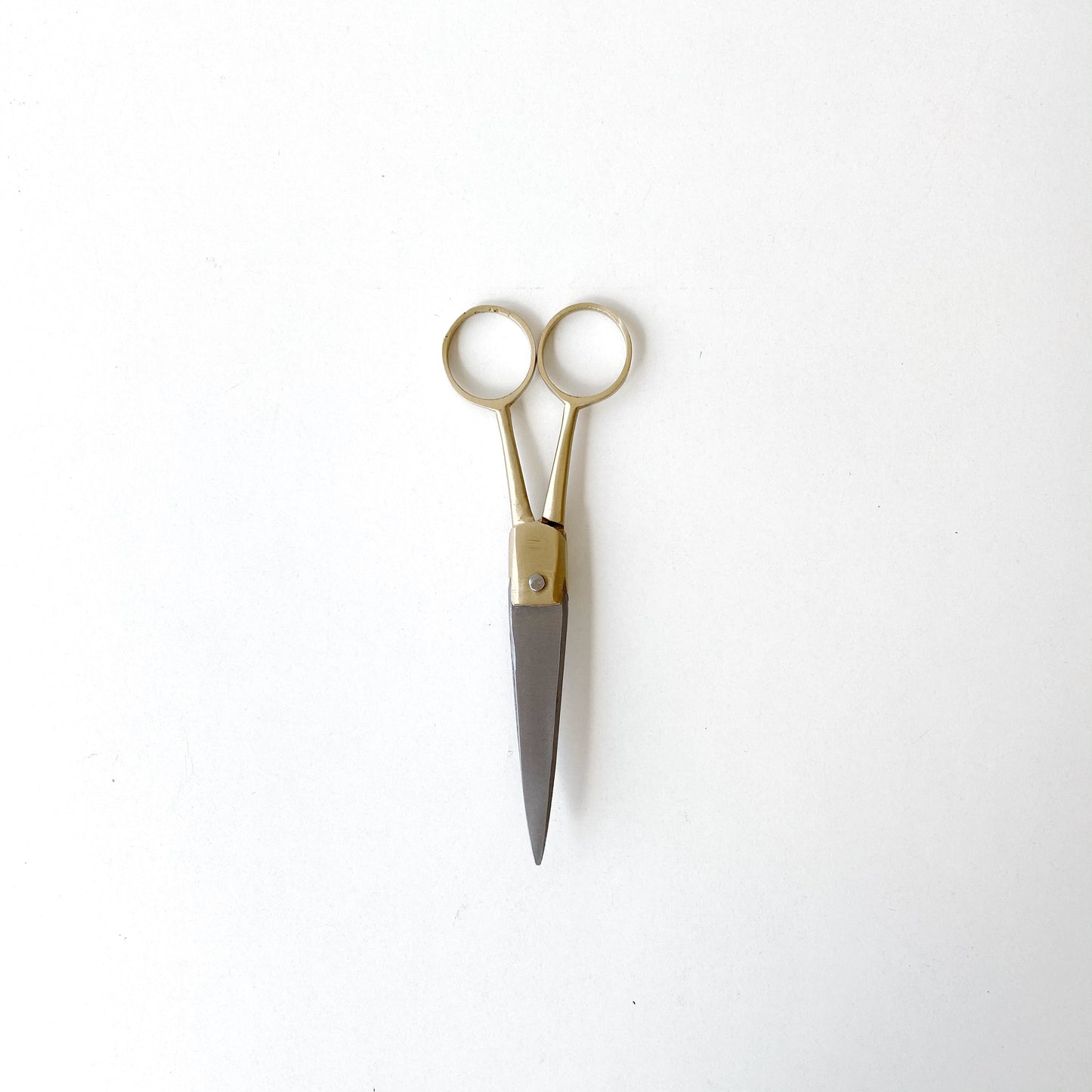 Small Brass Scissors, 5"