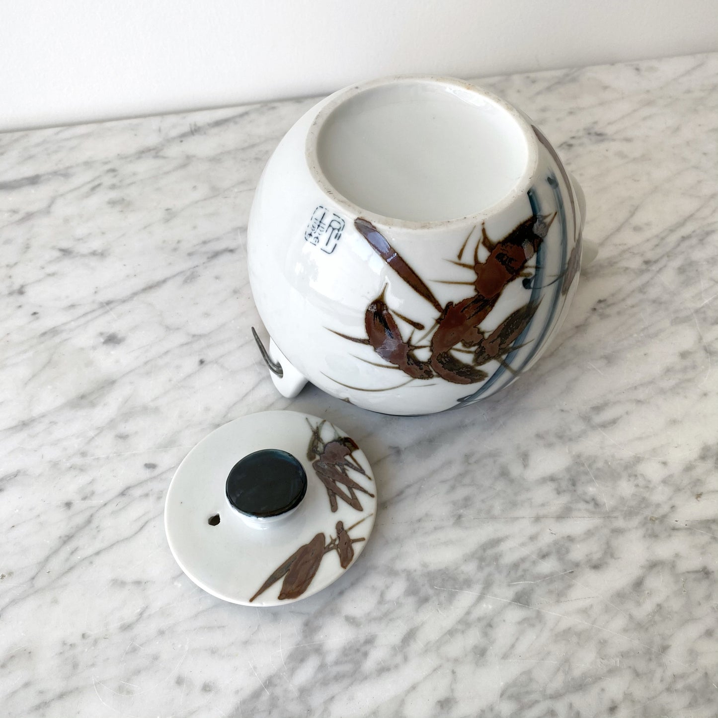 Vintage Hand-painted Porcelain Teapot