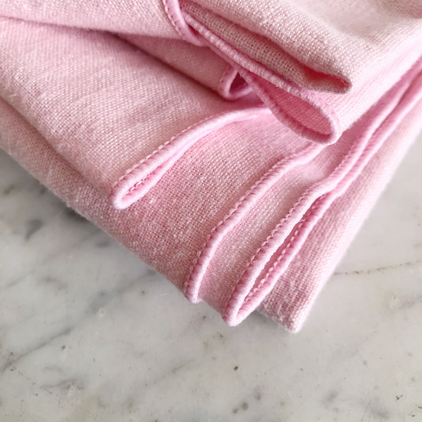 Pink Linen Tablecloth (50 x 65)