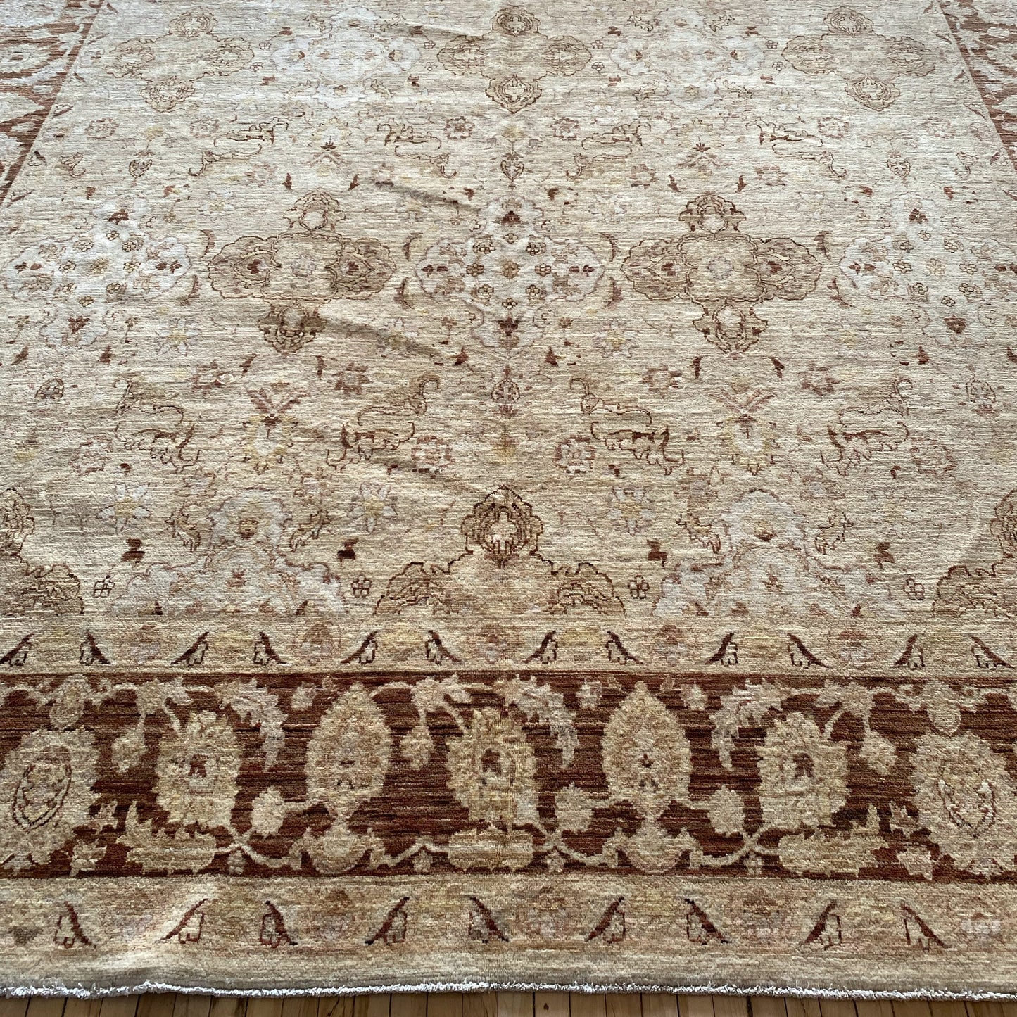 ”EMILY” Hand-knotted Wool Rug, 9 x 12