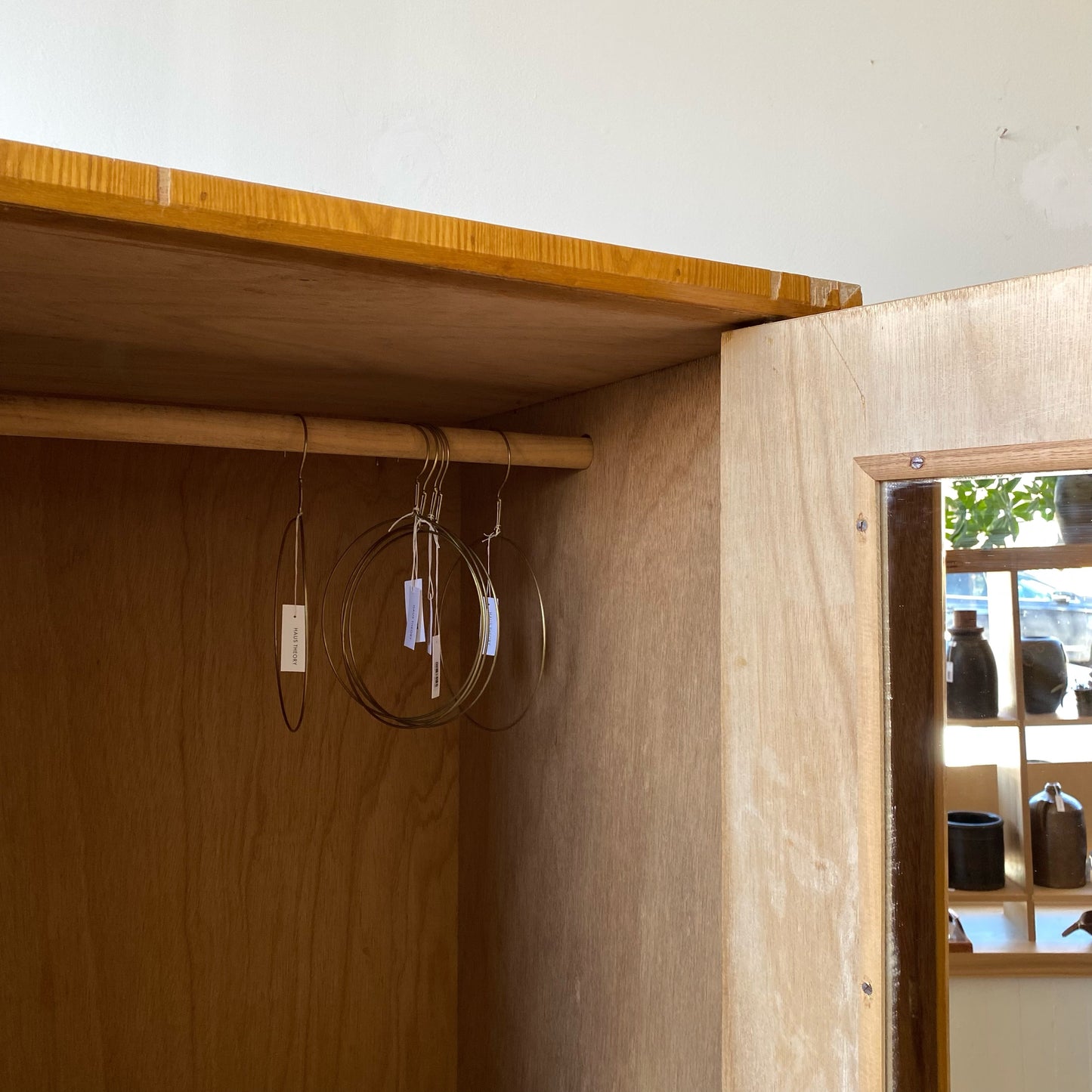Vintage Wooden Wardrobe Cupboard