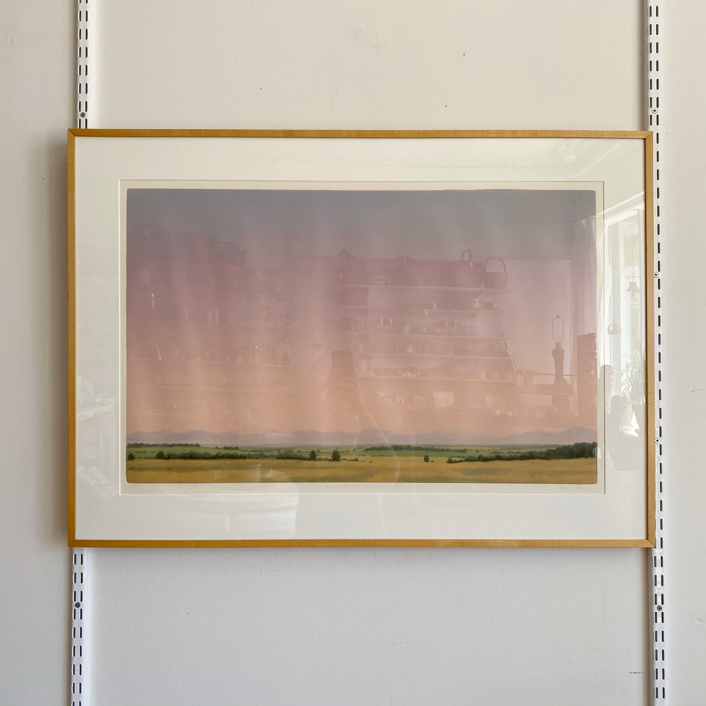 Vintage Original Monotype Print, 1989