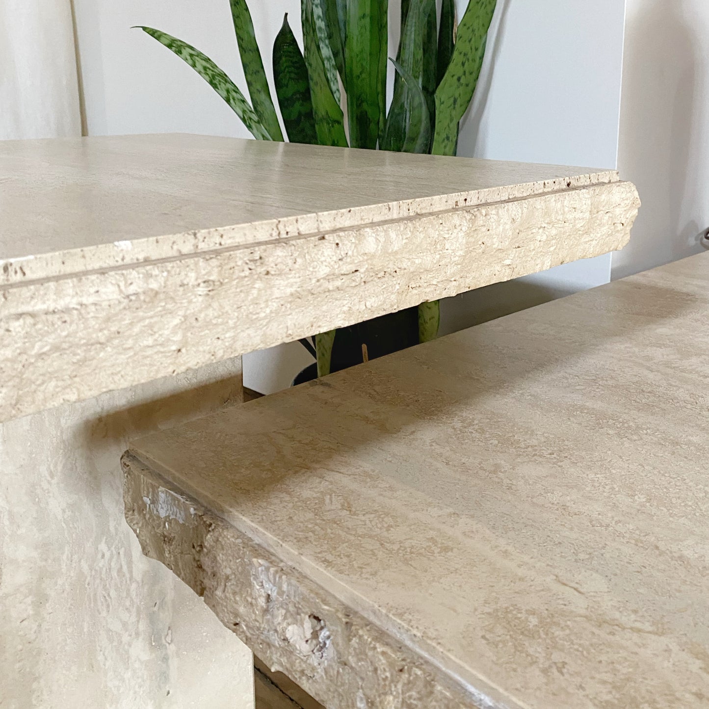 Vintage Travertine Marble Table, Choose