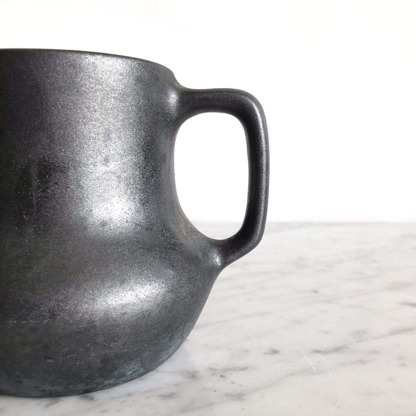 Vintage Ceramic Pitcher, Graphite