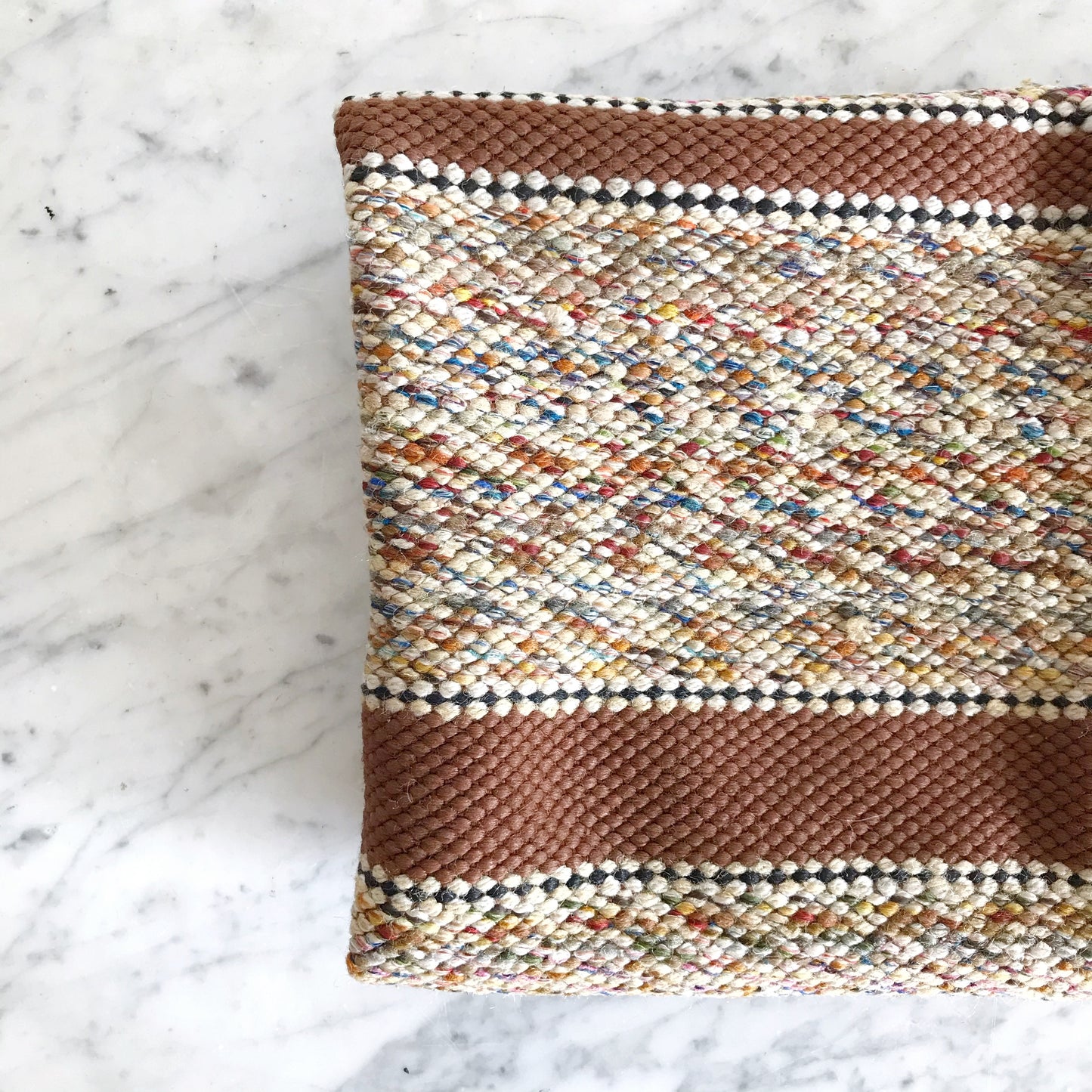 Vintage Woven Rag Rug (2x3)