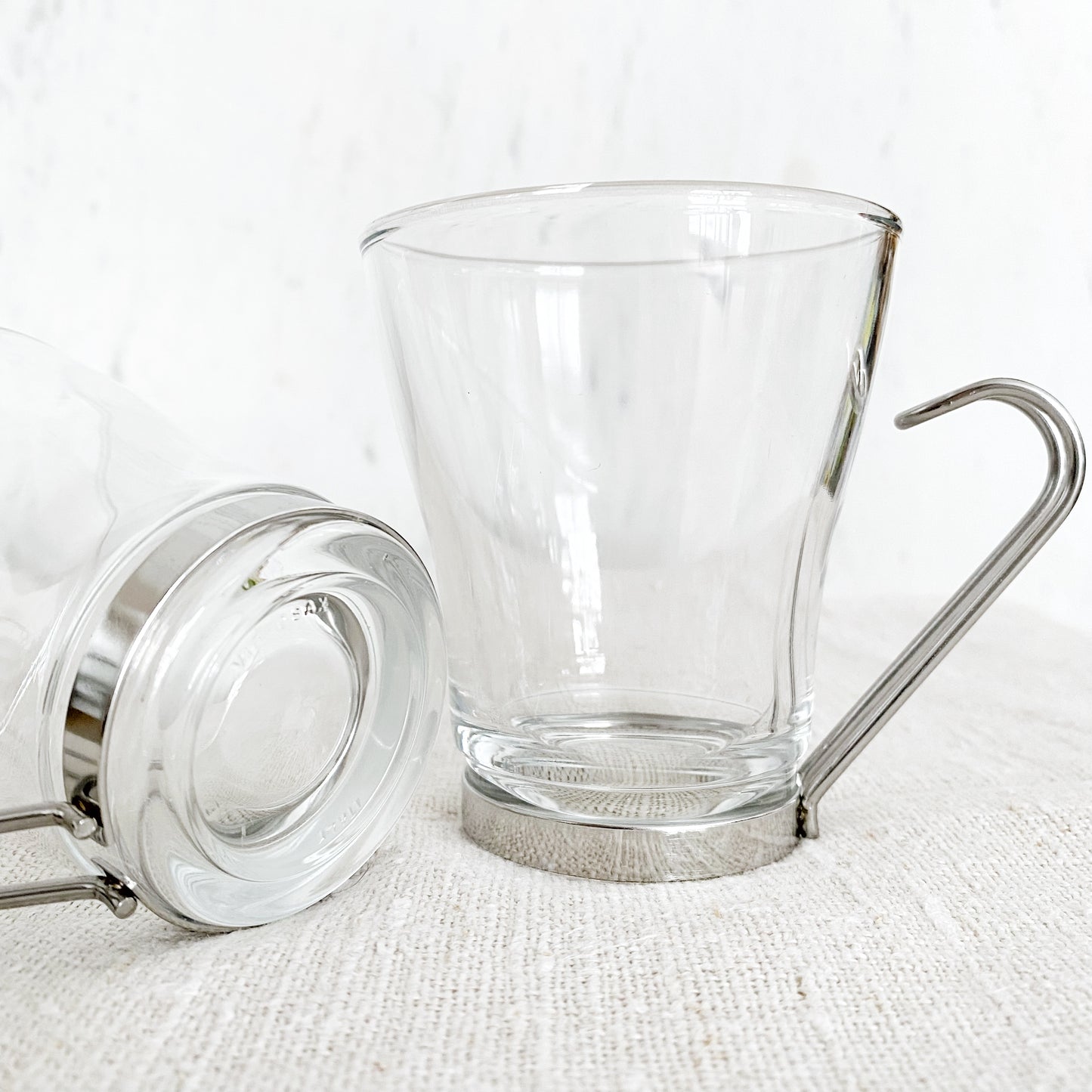 Pair of Italian Glass Coffee Cups