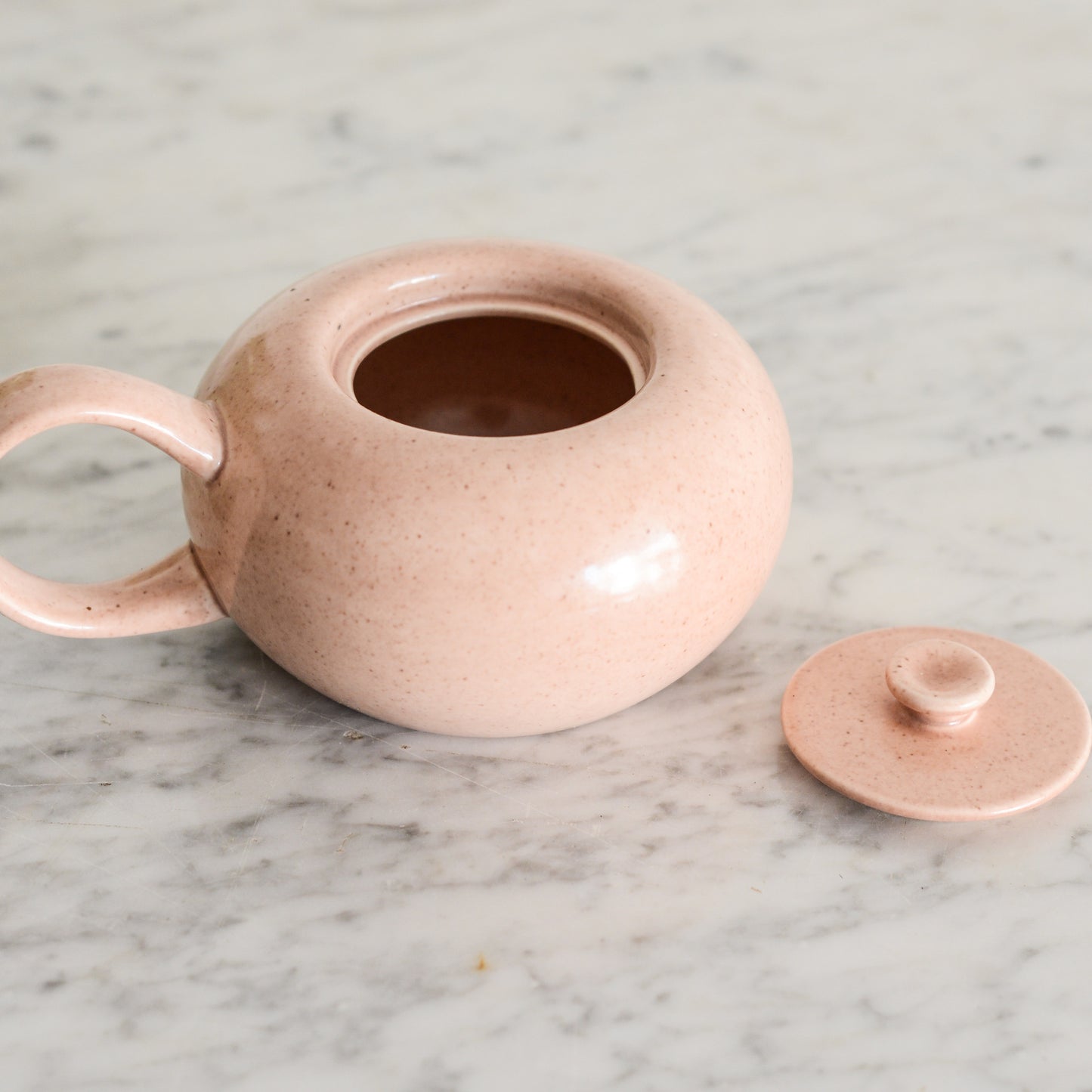 Vintage Pink Sugar Bowl by Russel Wright