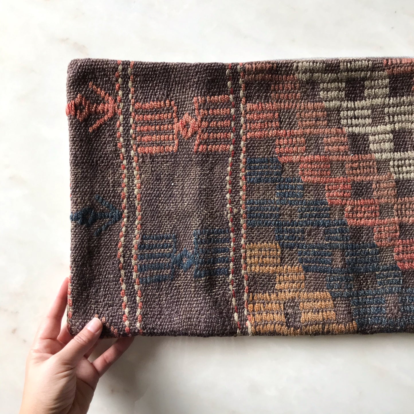 Handwoven Lumbar Pillow Cover (12x24)