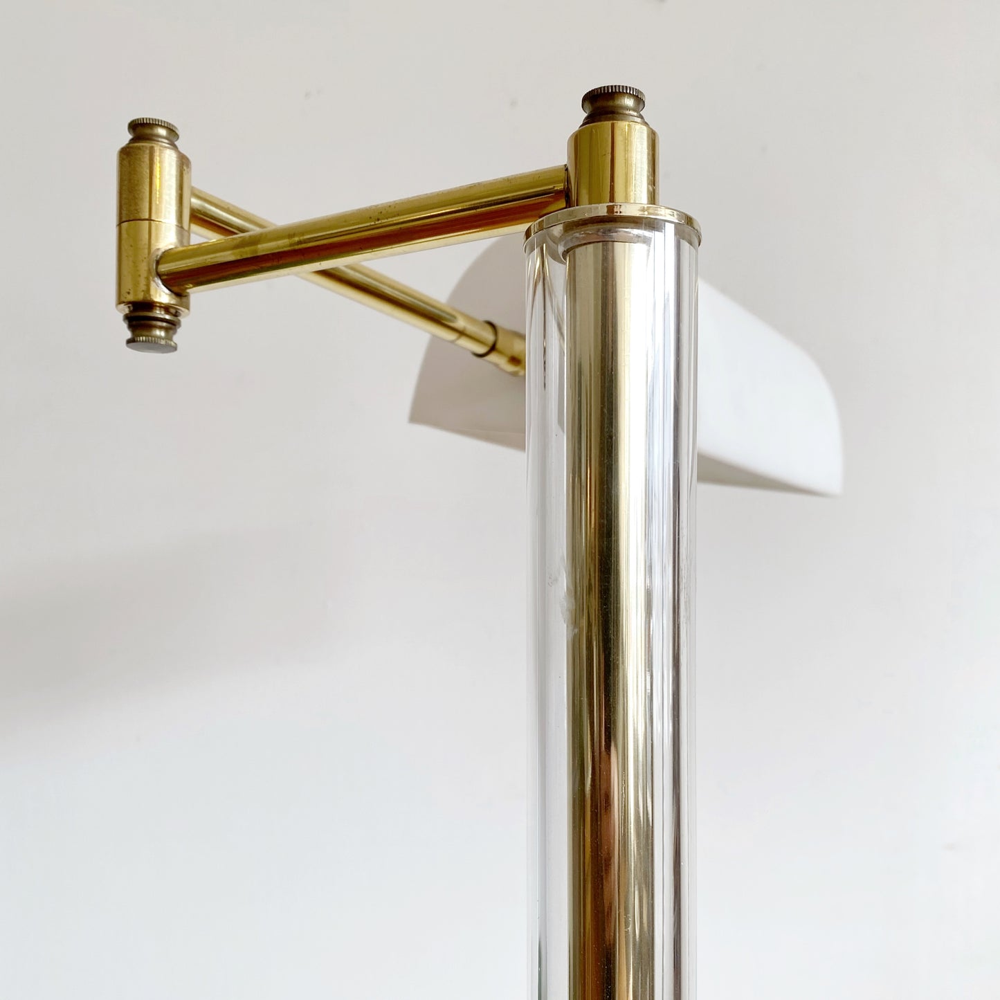 Vintage Mod Lucite Floor Lamp by Bauer