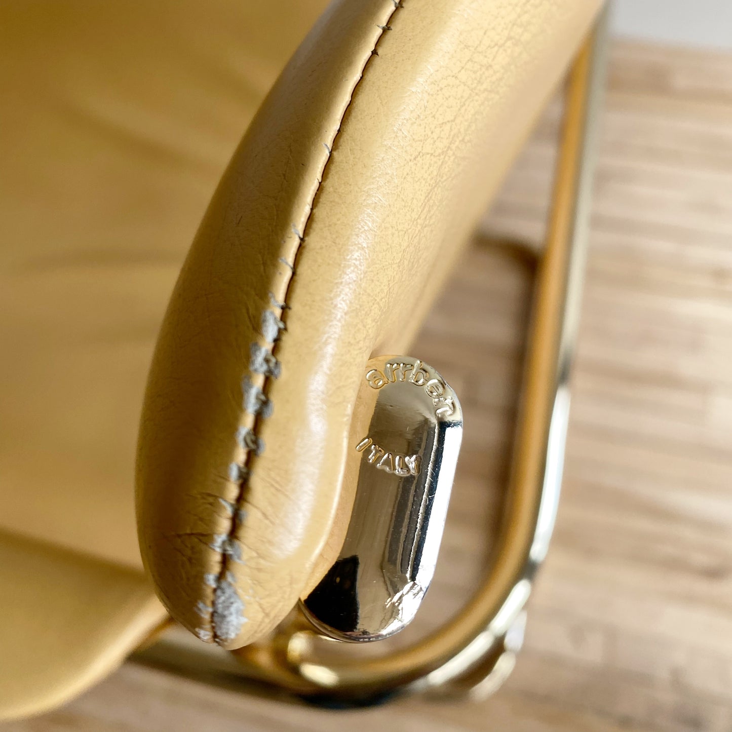 Vintage Italian Leather Chair by Arrben