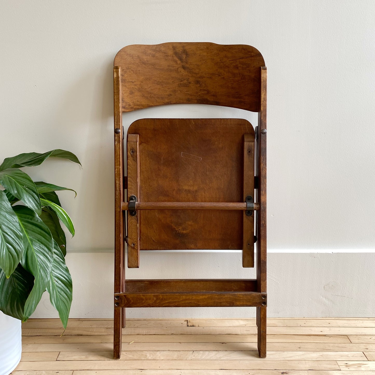Vintage Wooden Folding Chair