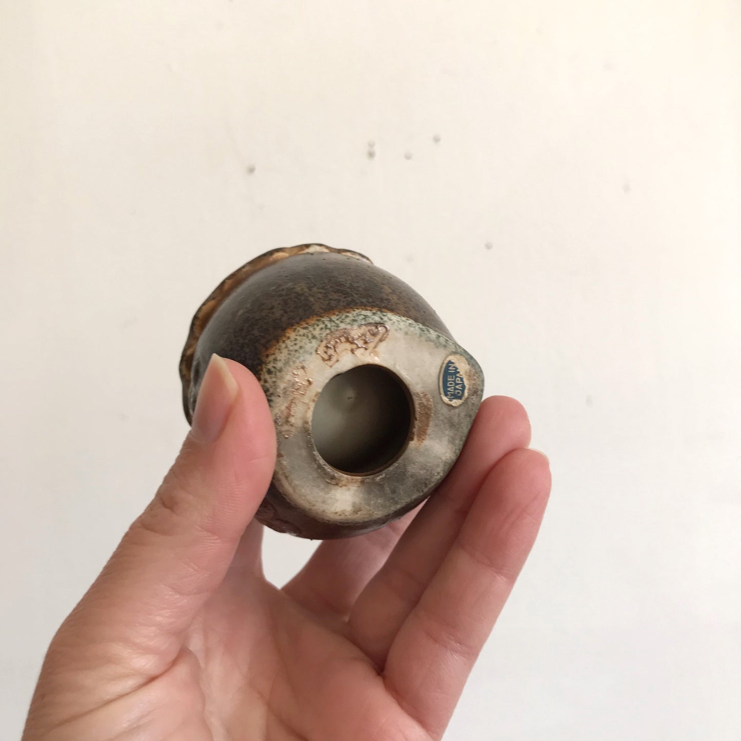 Vintage Ceramic Owl Incense Burner, Japan