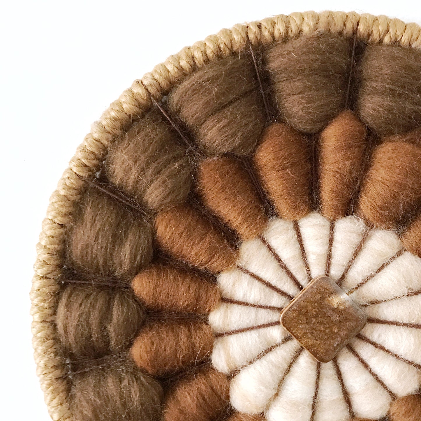 1970's Woven Wool Dream Catcher