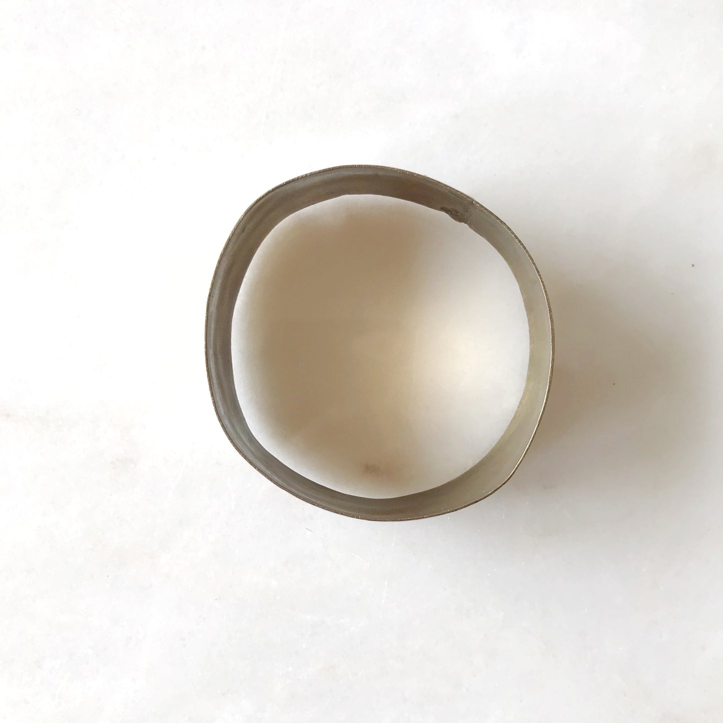 Vintage Etched Brass Cuff Bracelet