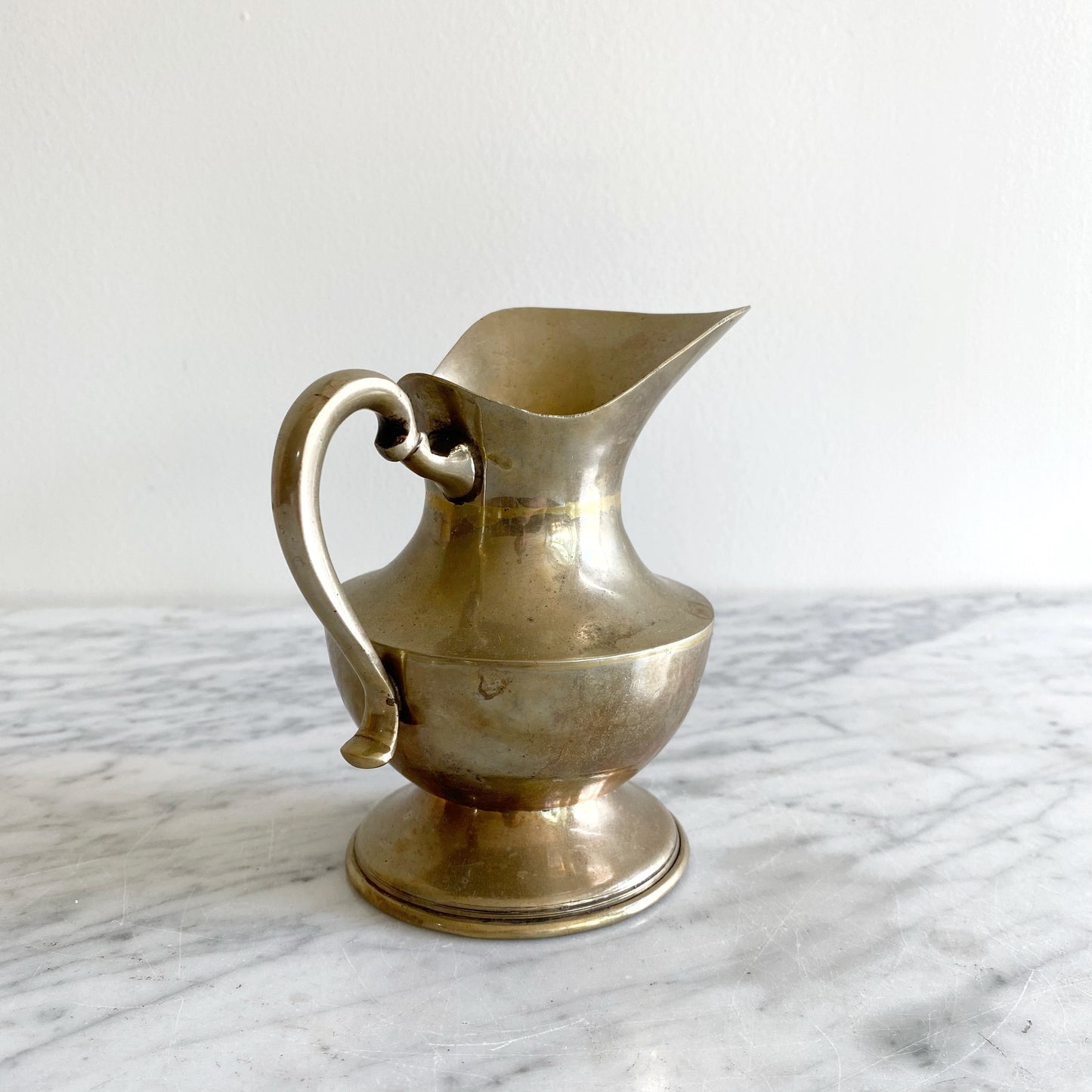 Smaller Vintage Brass Pitcher, Mexico