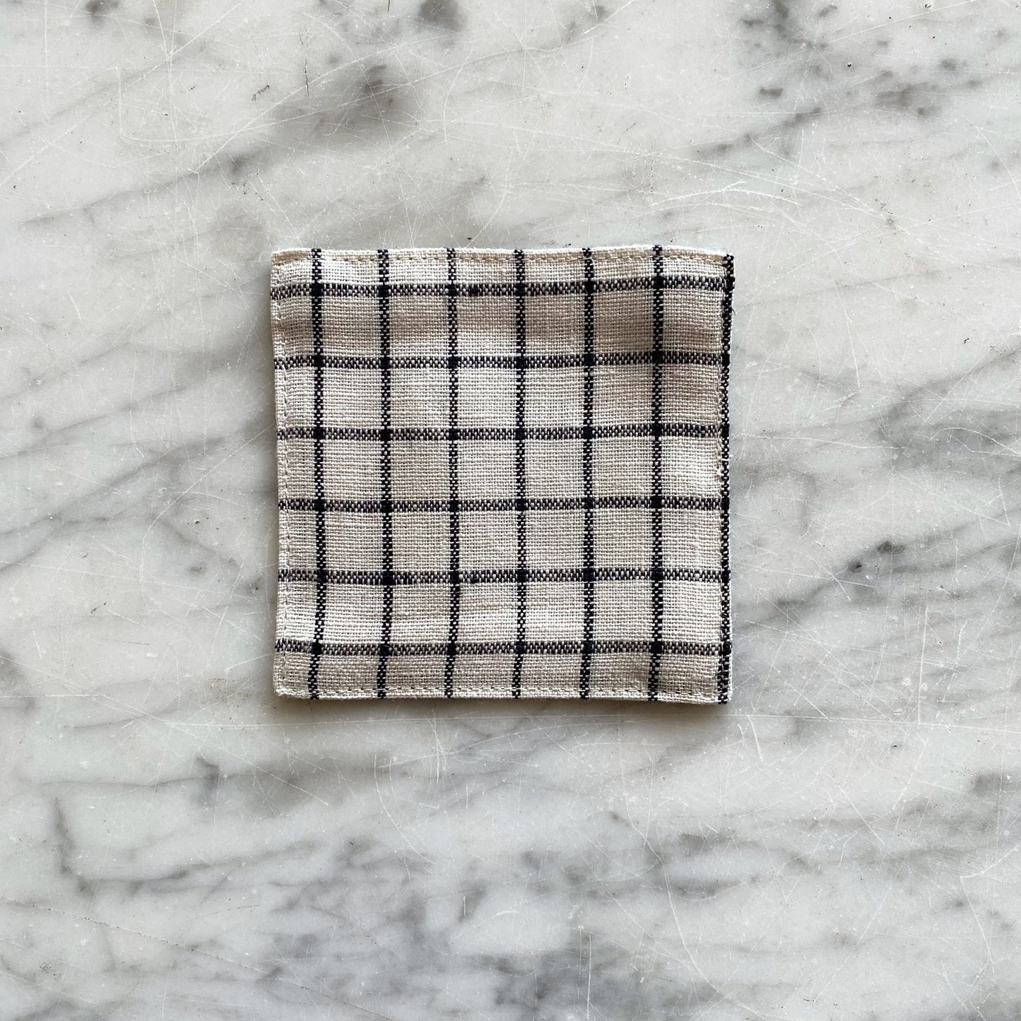 Linen Coaster Set (6), Choose Style