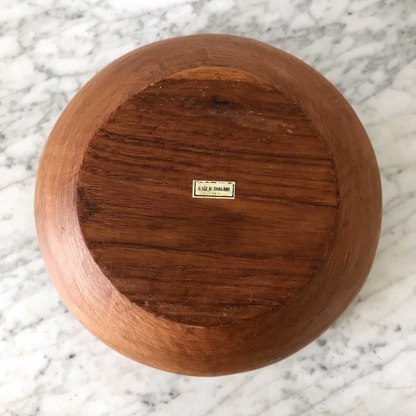 Large Vintage Teak Serving Bowl