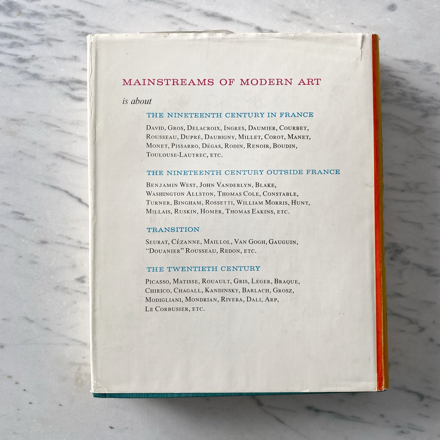 Book: Mainstreams of Modern Art  (1959)