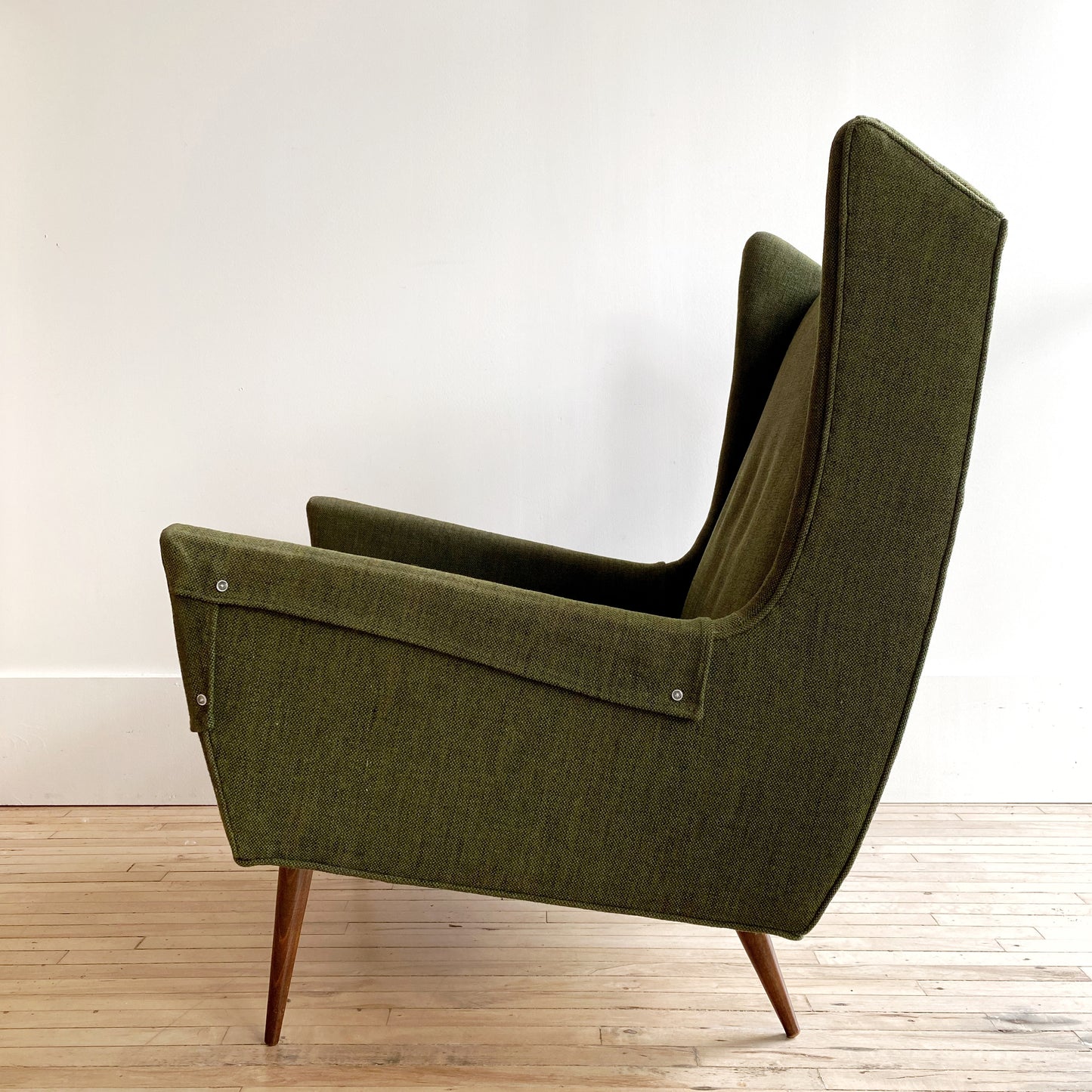 Vintage MCM Selig Wingback Arm Chair