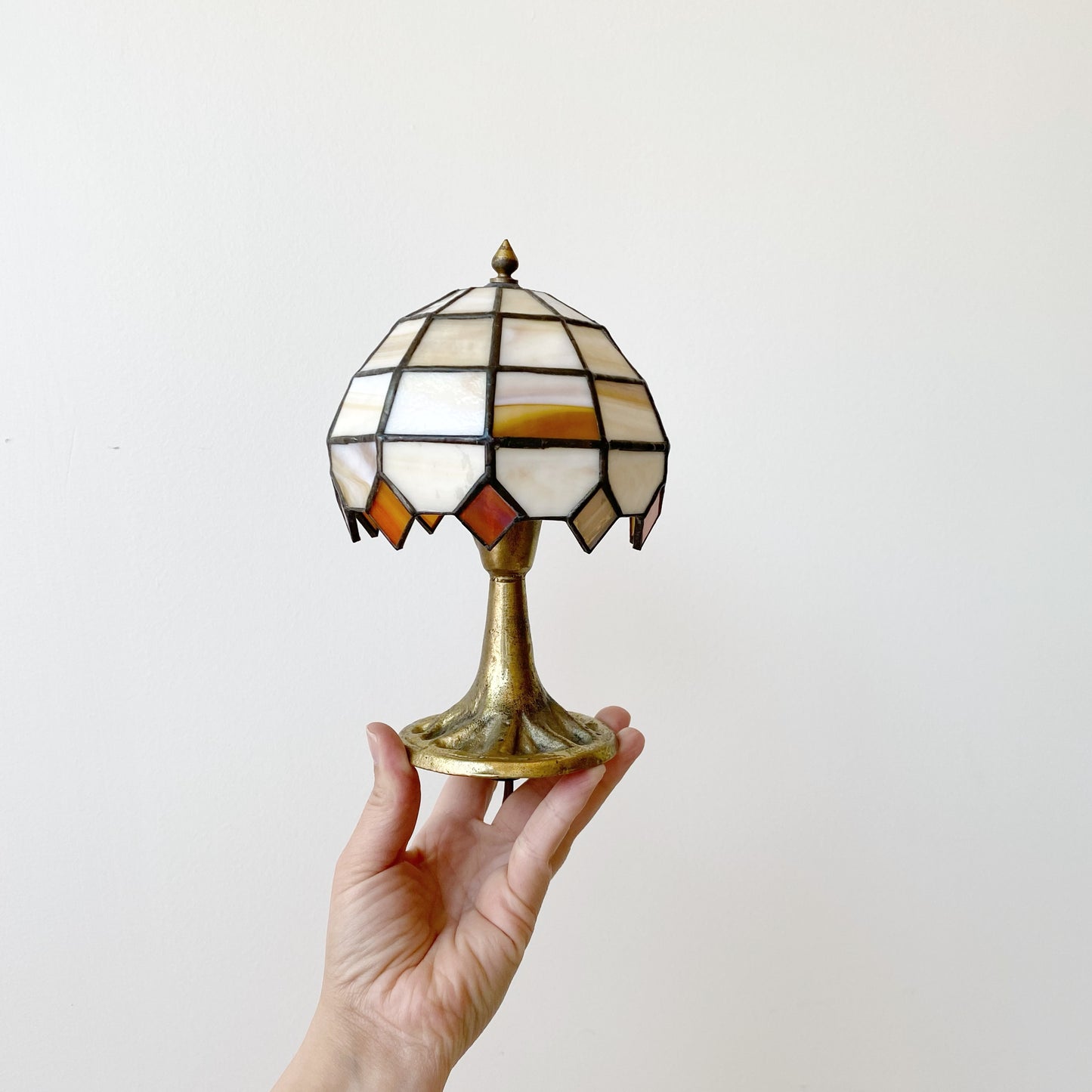 Small Stained Glass Nightlight Lamp