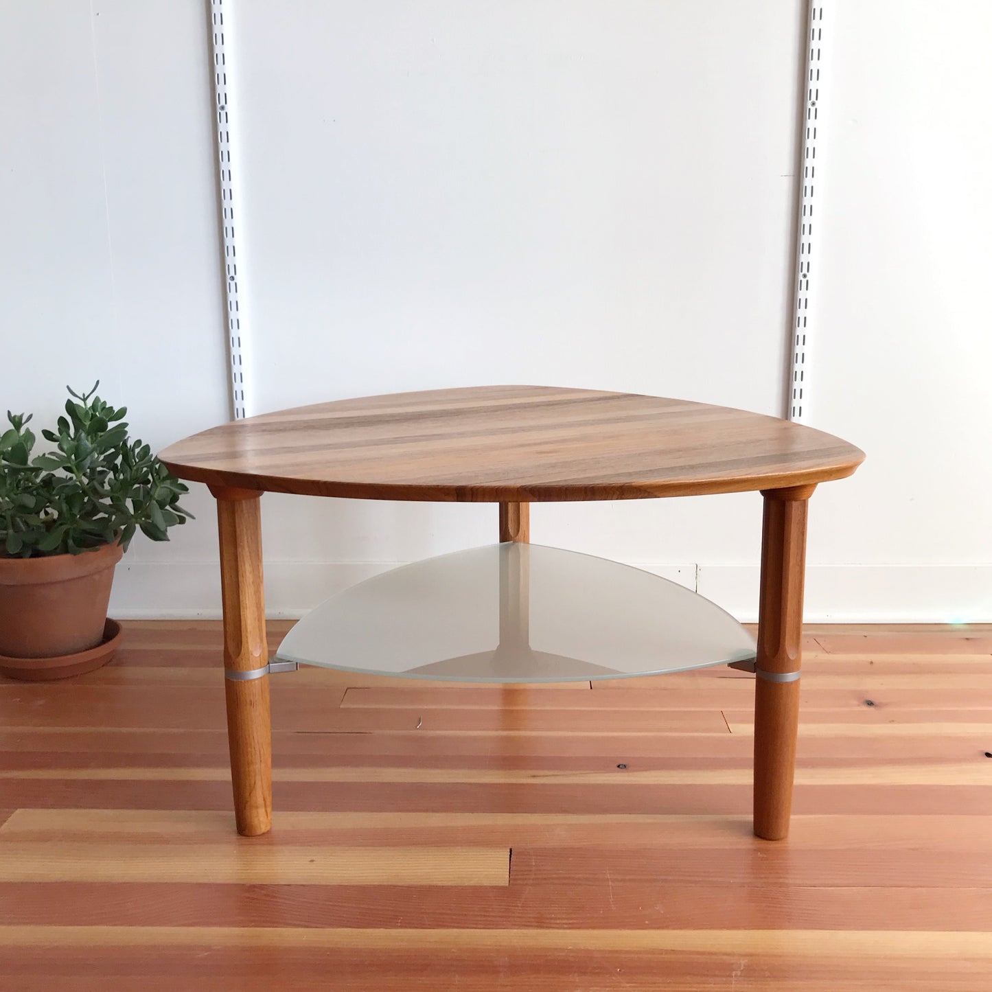 Triangular Teak Side Table, Denmark